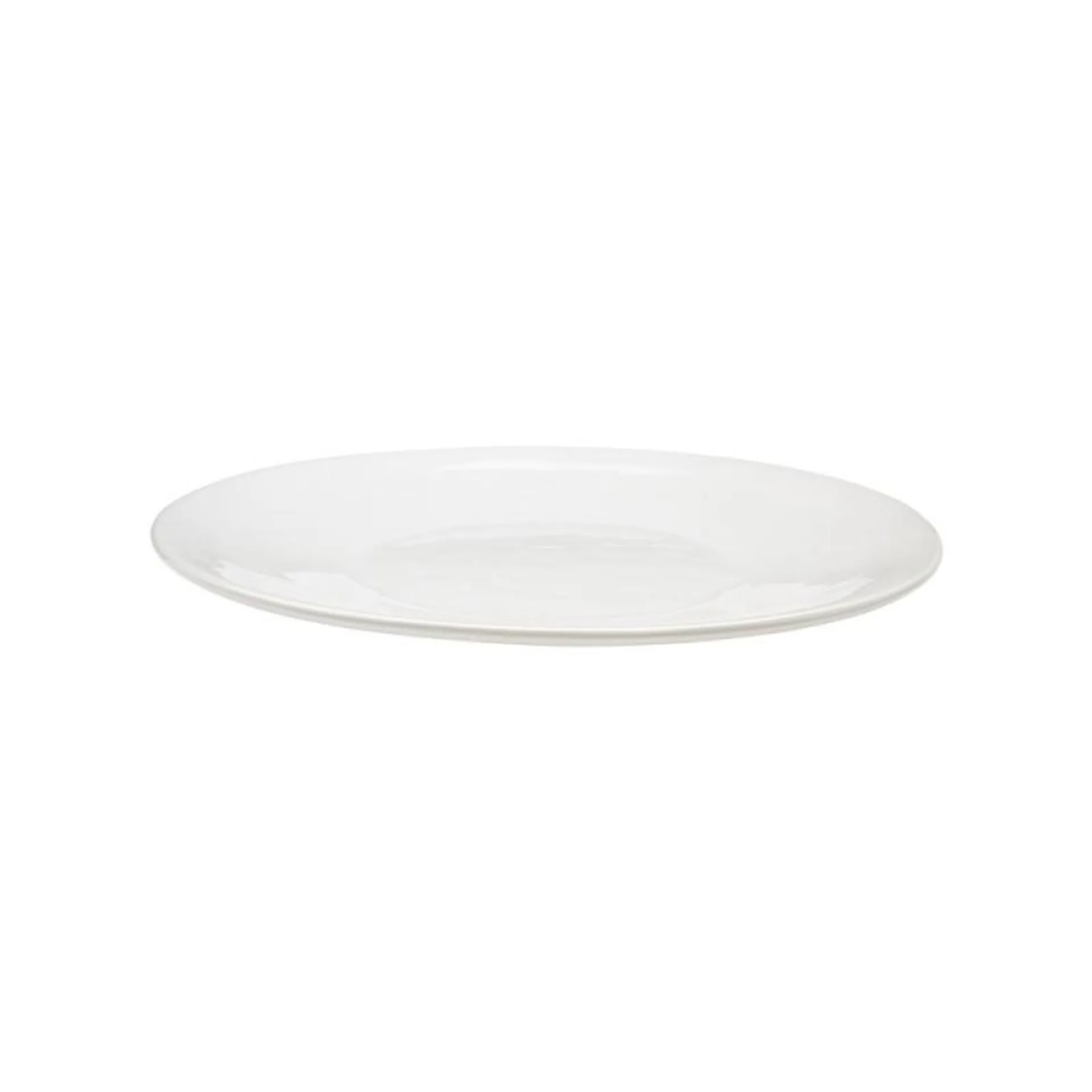 Amelia white flat plate Ø31cm