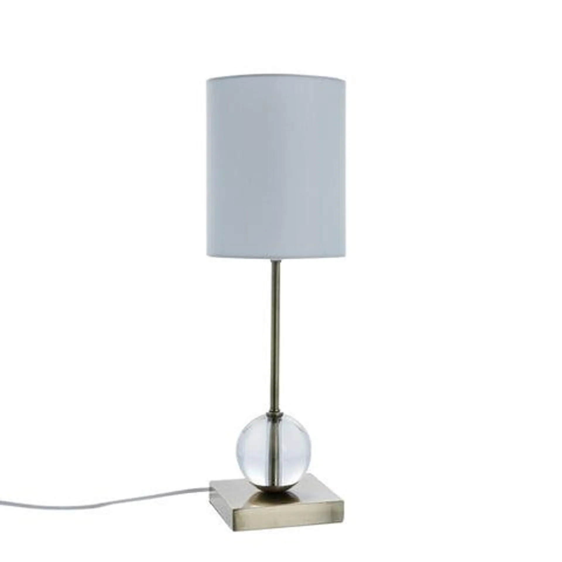 Sillia table lamp 16X16X50 cm, Gold/Clear