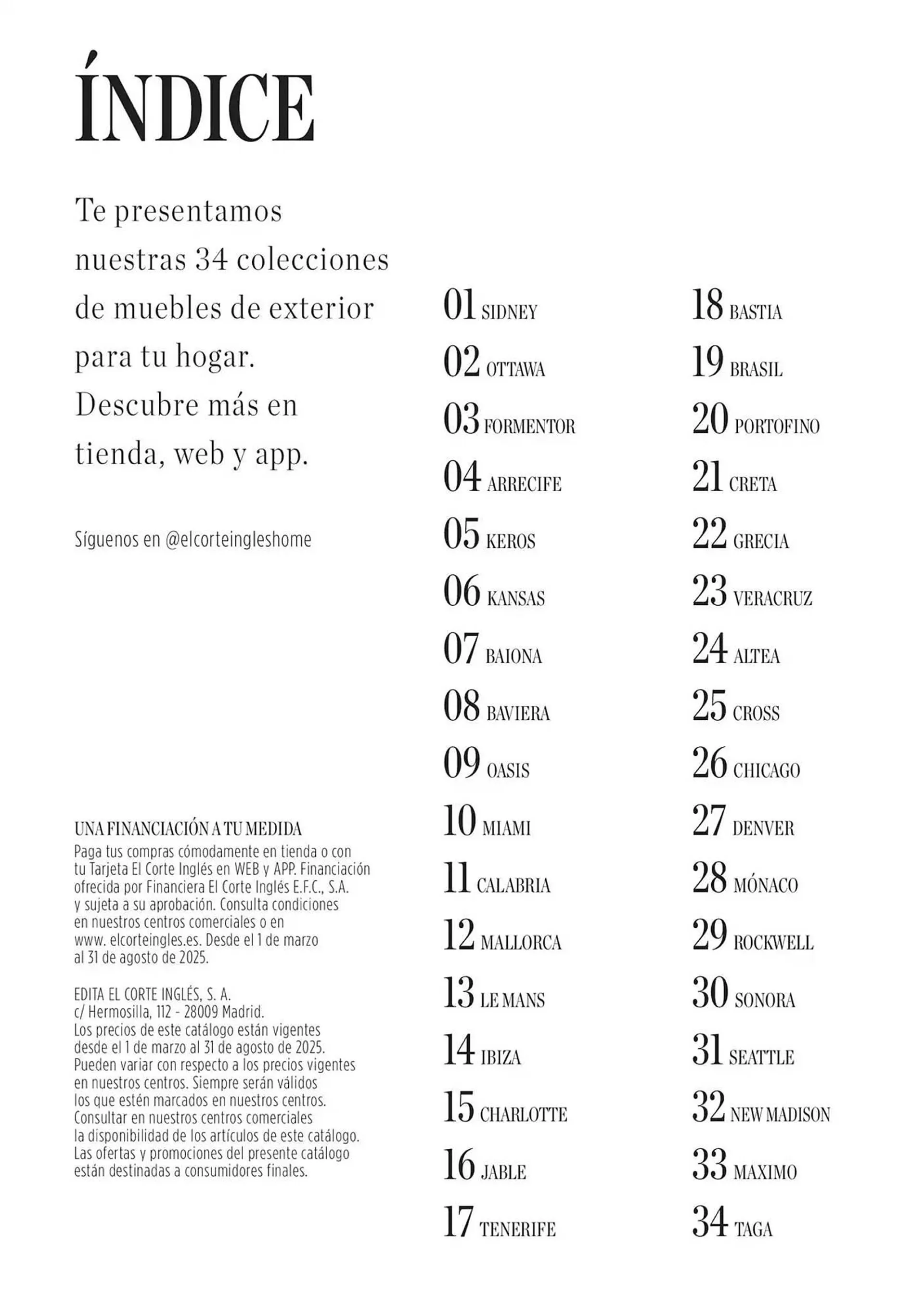 Catálogo de Folleto El Corte Inglés 7 de abril al 31 de diciembre 2025 - Página 2