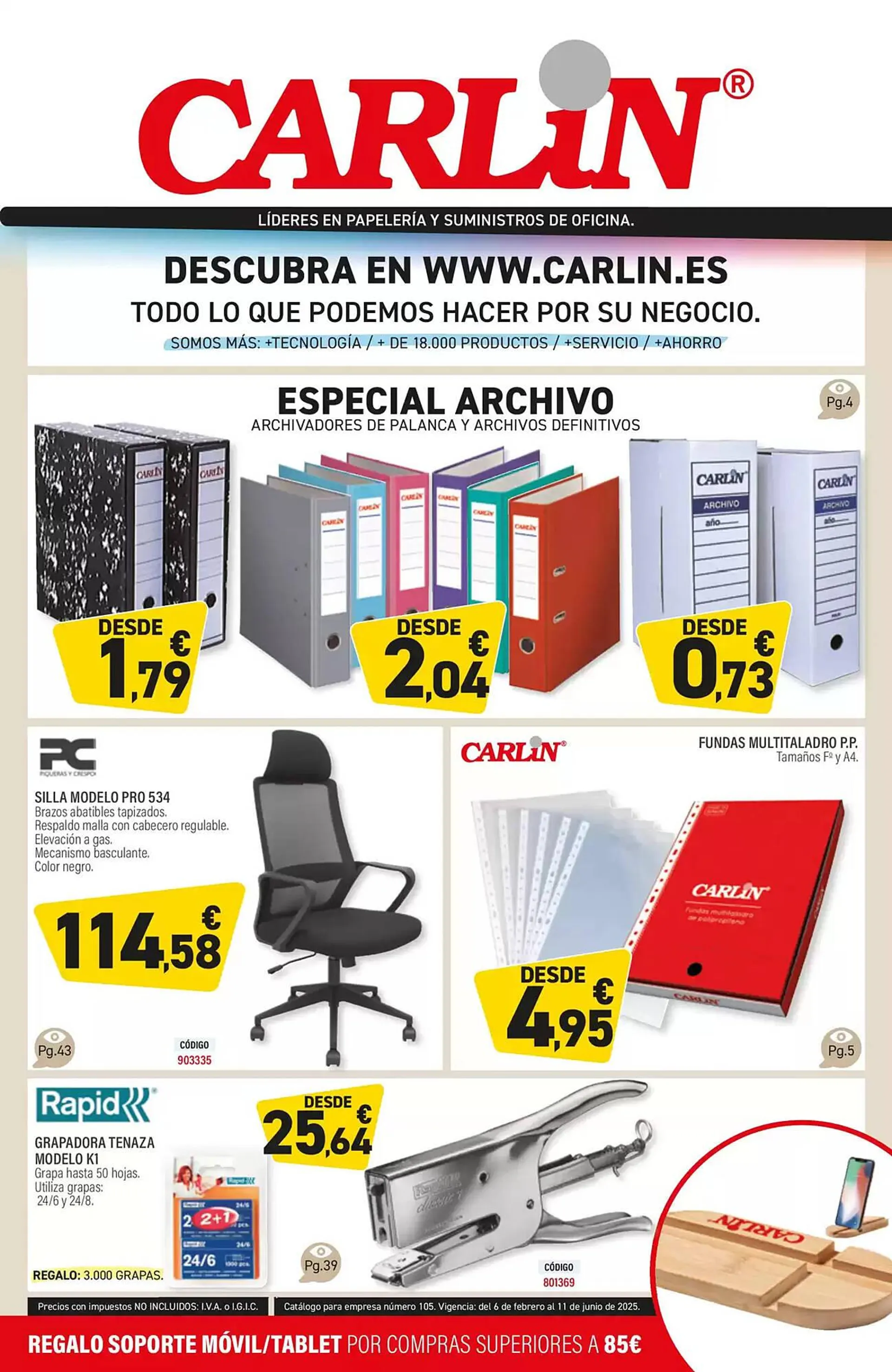Folleto Carlin - 1