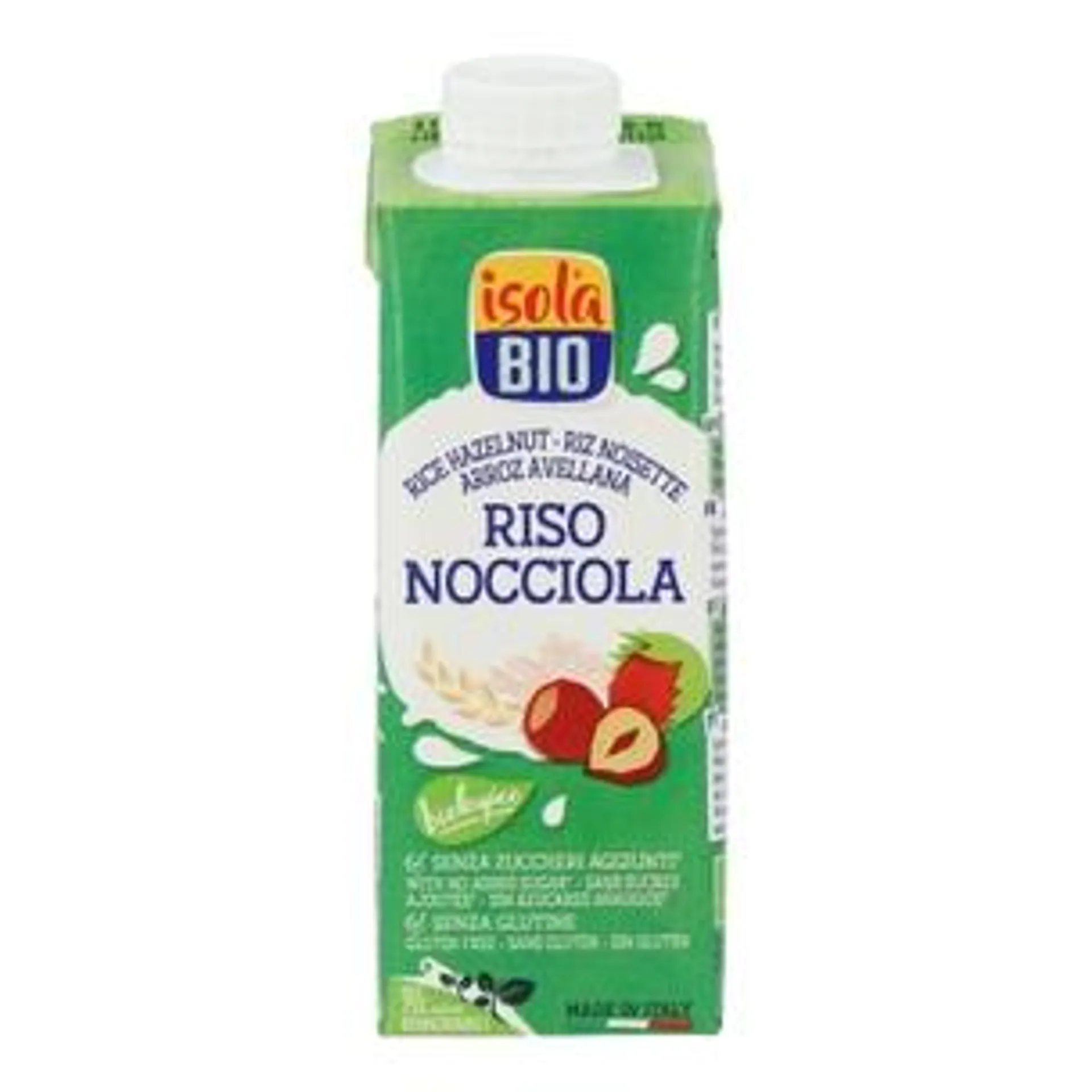 Bebida de Arroz y Avellanas BIO Isola Bio 250 ml