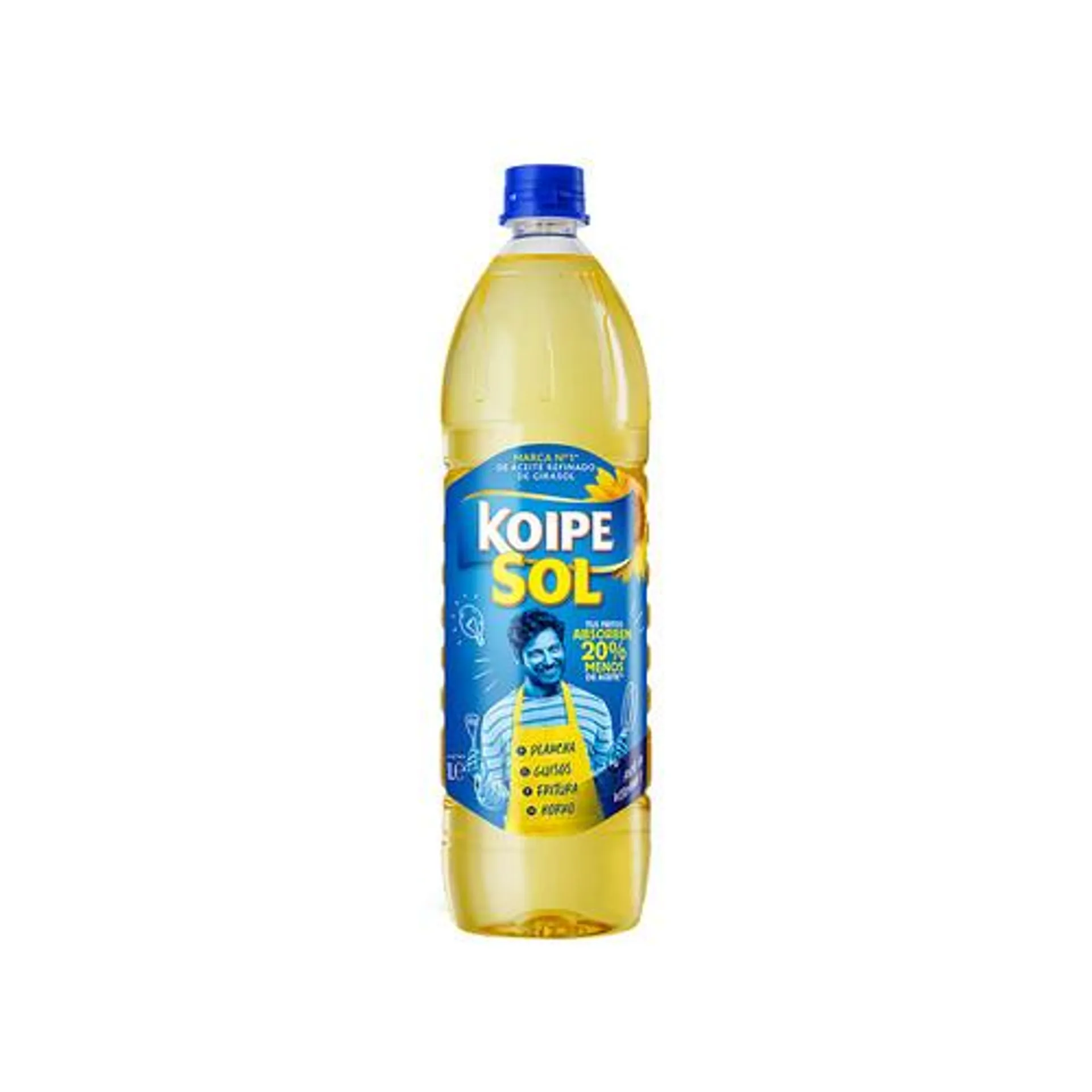 KOIPESOL Aceite de girasol botella de 1 l.