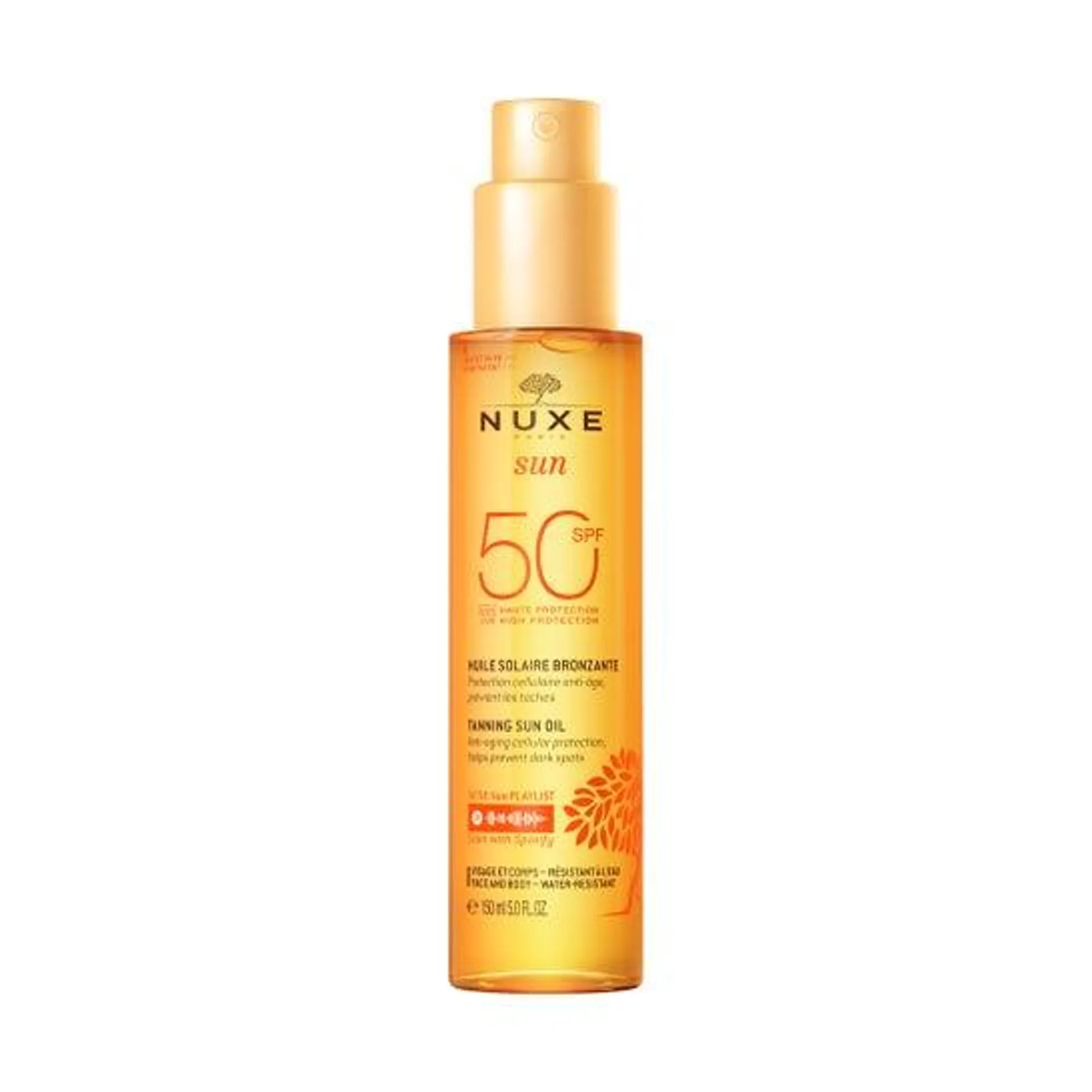 Nuxe Sun Aceite Solar Bronceador SPF50 150ml