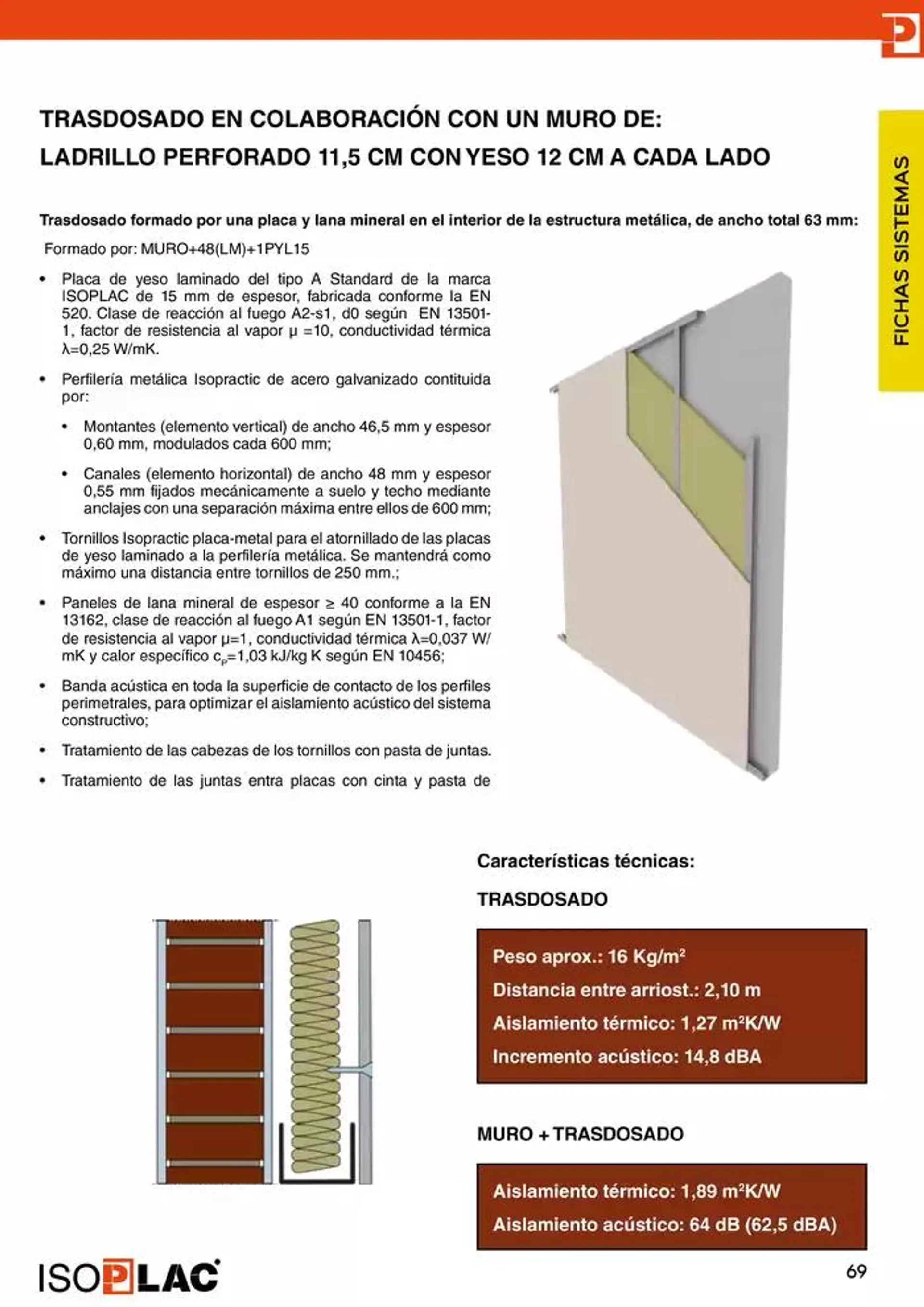 Catálogo de Manual Técnico Isoplac 15 de noviembre al 30 de noviembre 2024 - Página 69