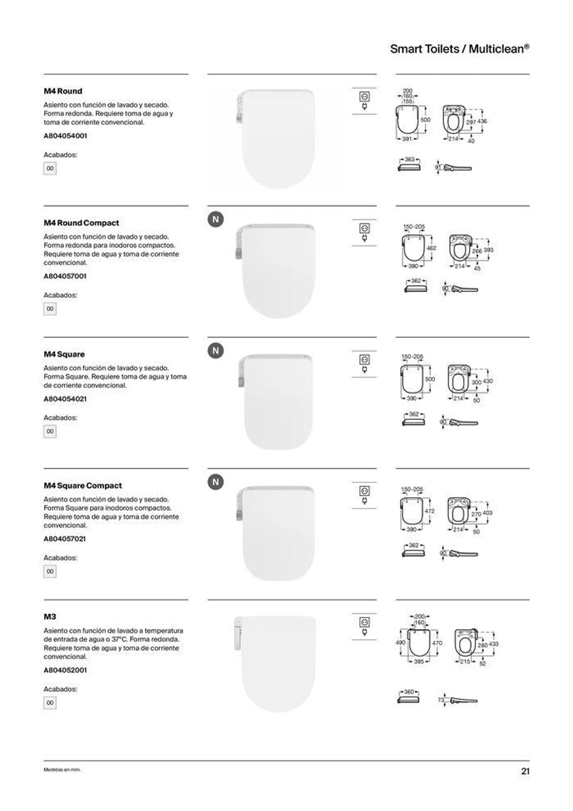 Catálogo de Colecciones de Baño, Muebles y Accesorios 19 de septiembre al 31 de diciembre 2024 - Página 23