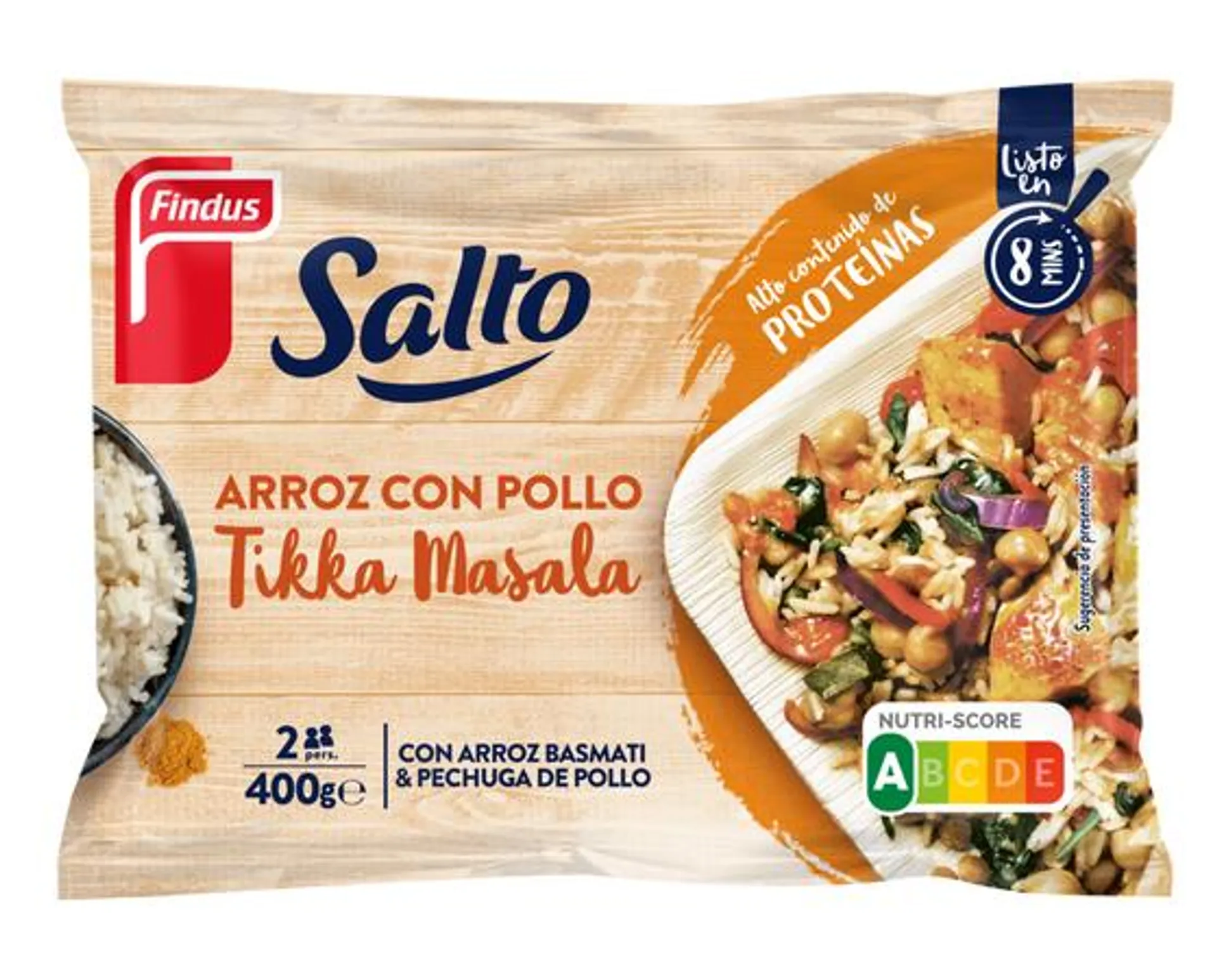 Arroz con pollo Findus 400g Tikka Masala