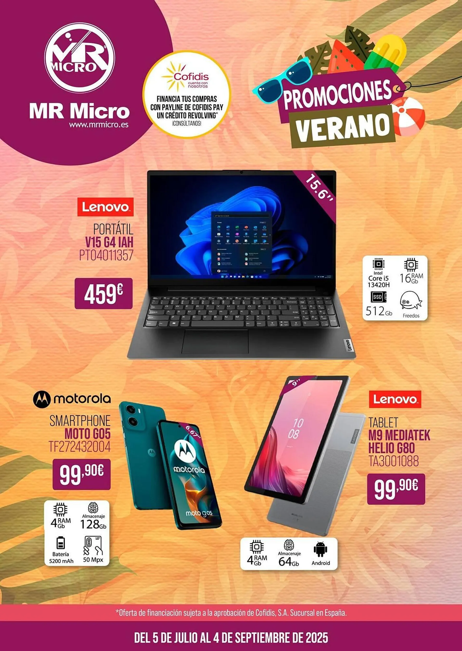 Catálogo de Folleto MR Micro 8 de julio al 4 de septiembre 2025 - Página 1