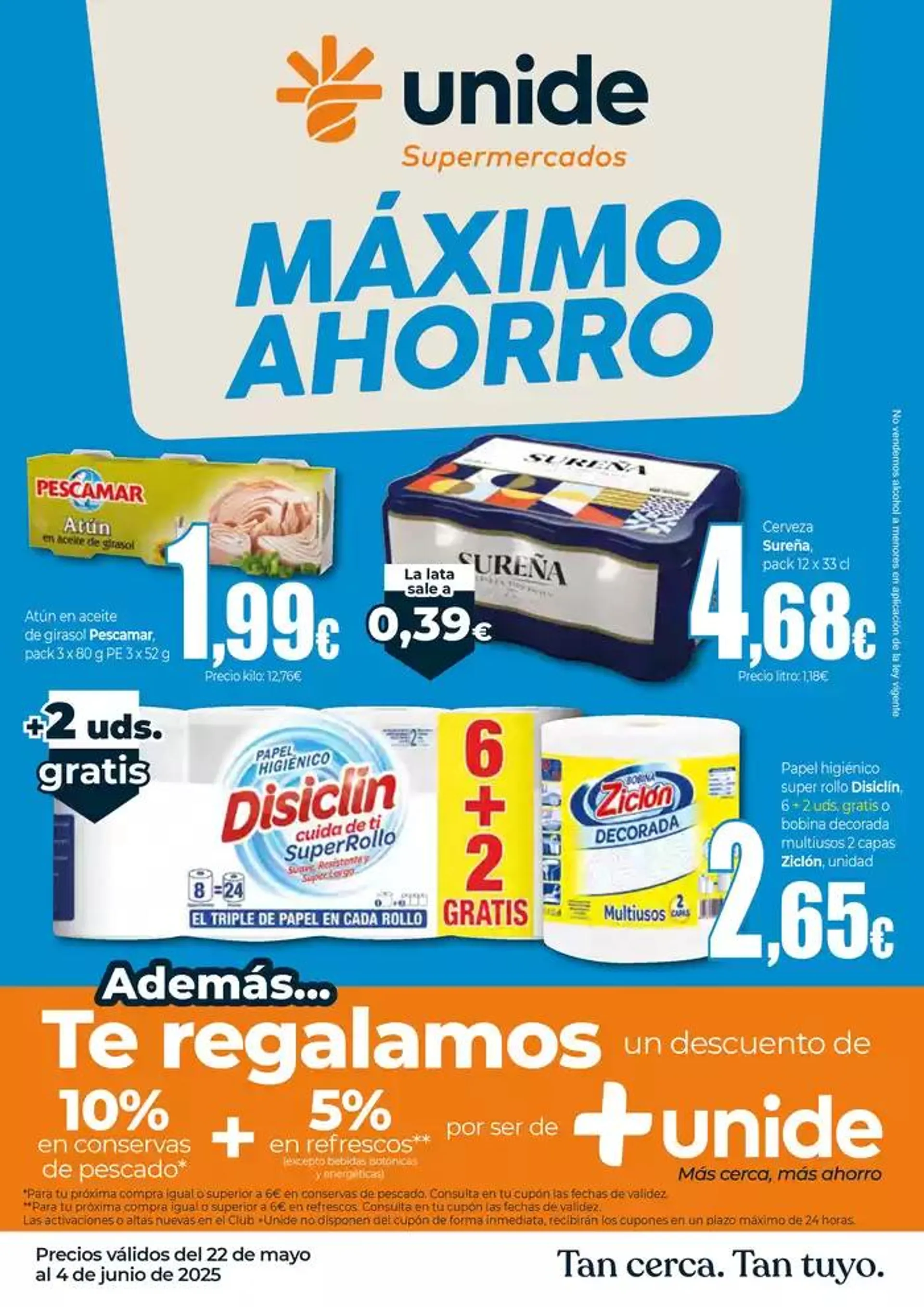 Máximo Ahorro UNIDE Supermercados Canarias - 1
