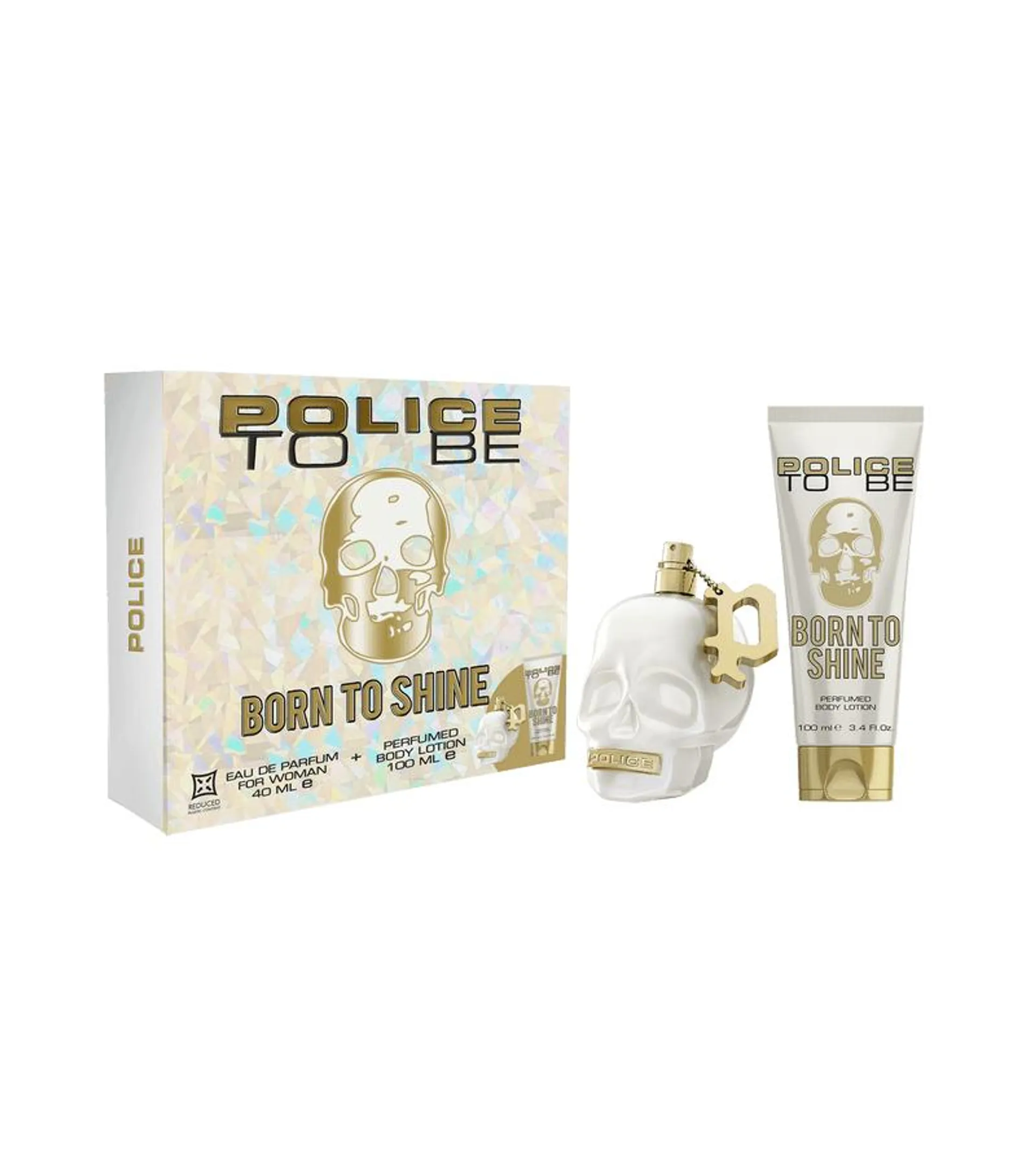 Police To Be Born To Shine For Woman Gift Set EDPV 40Ml + Body Lotion 100 Ml