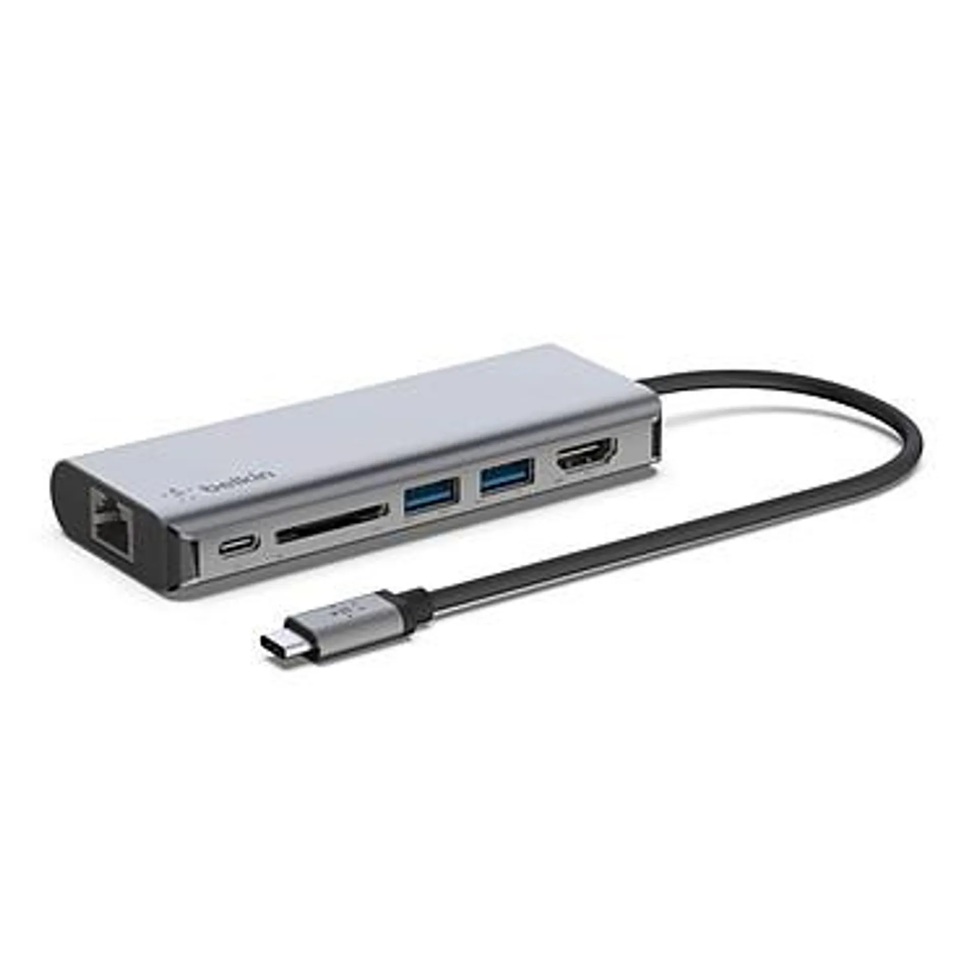 Estación de acoplamiento USB-C de Belkin con 1 x HDMI, 2 x USB-A, 1 x RJ45, 1 x SD - 100 W Passtrhough