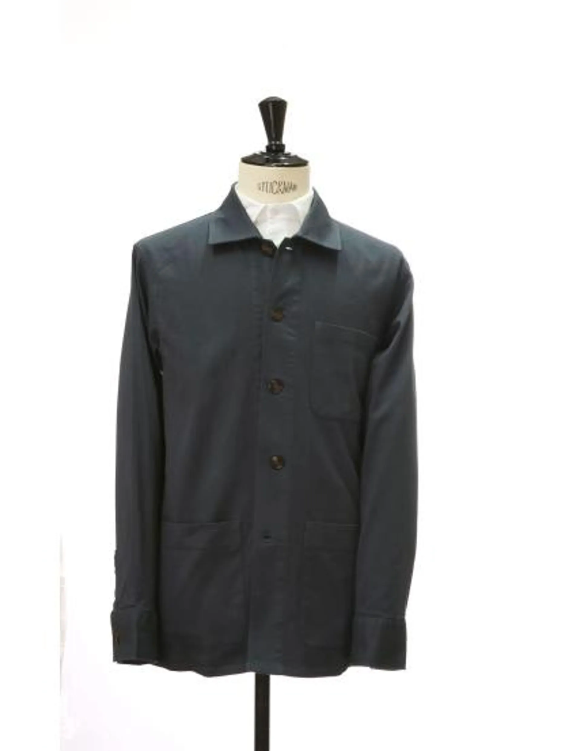 Overshirt algodón Azul