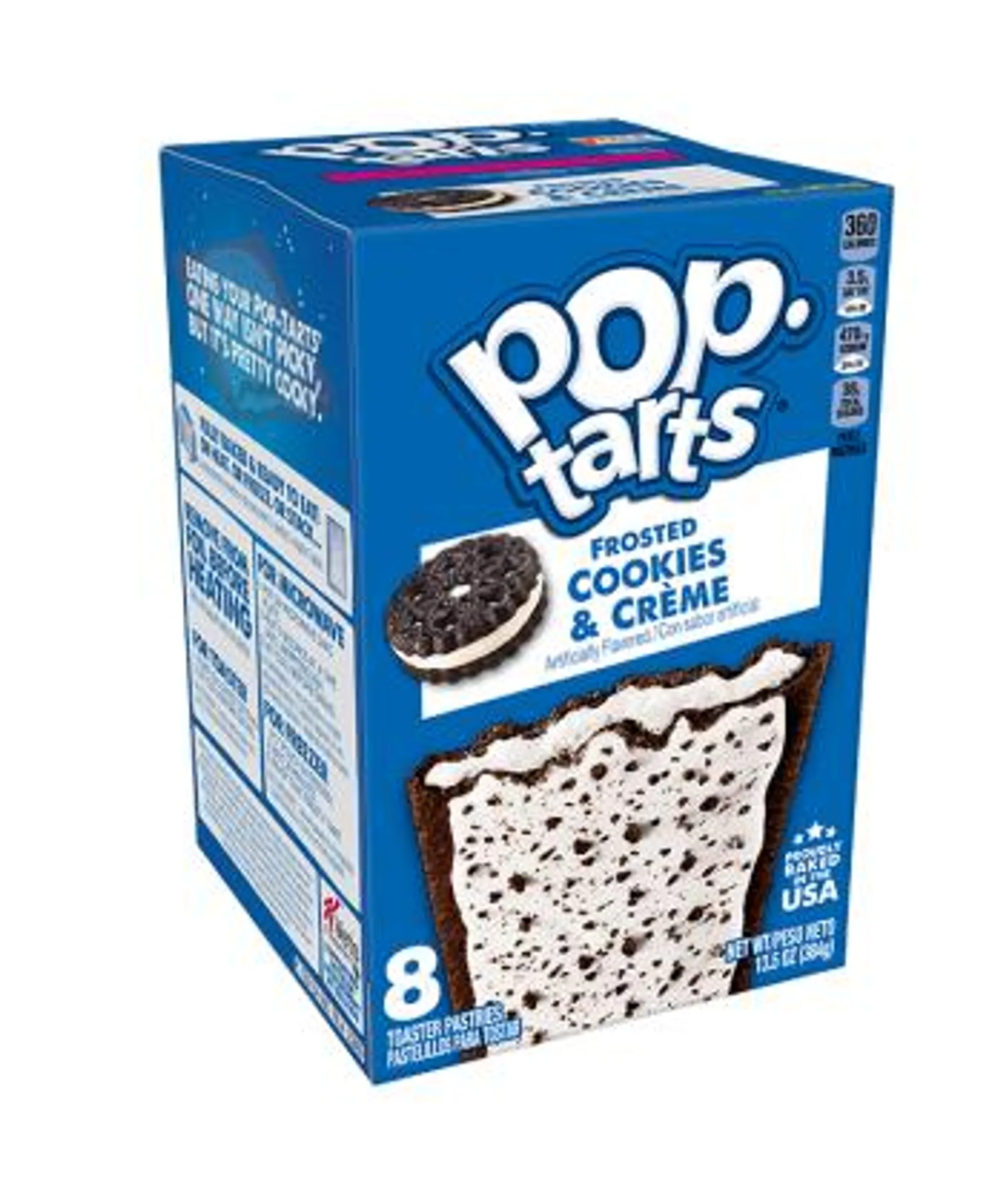 Pop Tarts Froasted Cookies & Cream 384 gr. Kellogg's