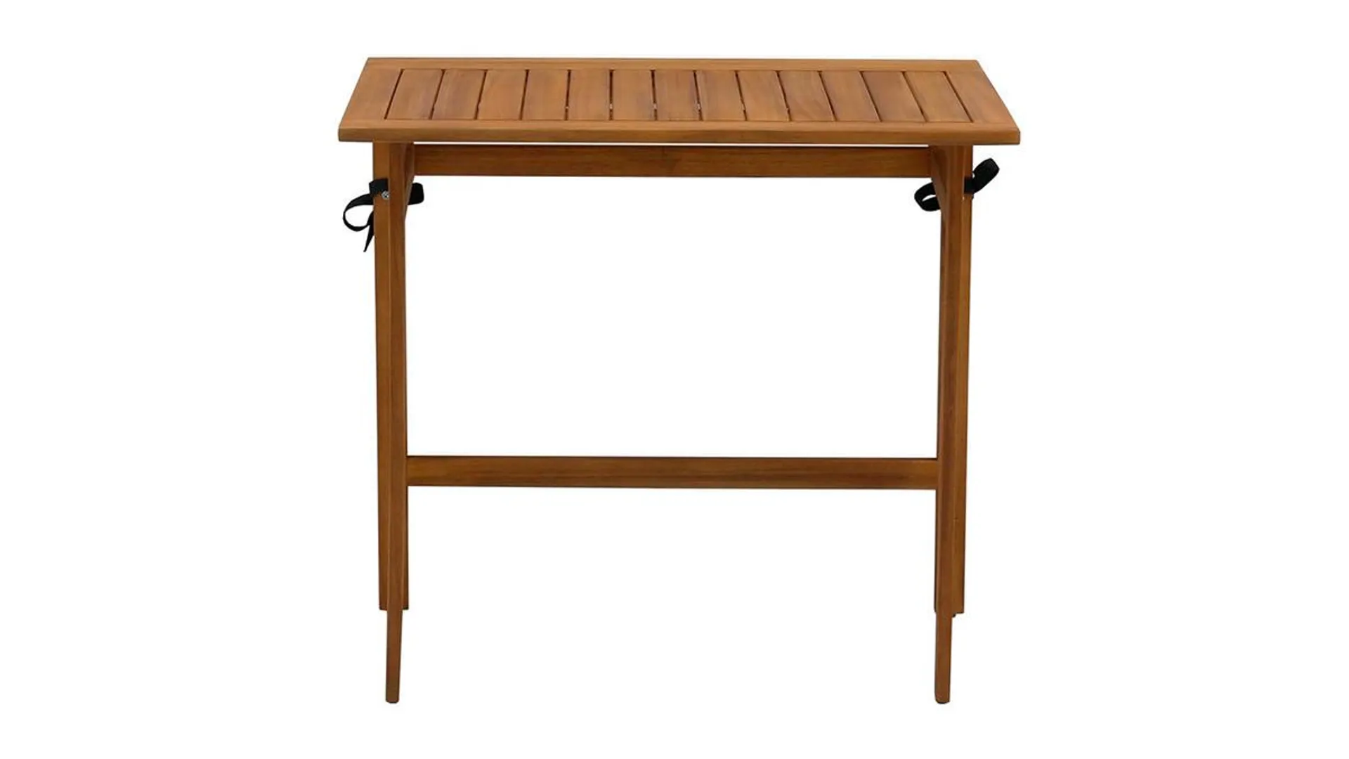 Mesa de balcón plegable de madera maciza 80 cm CARMEN