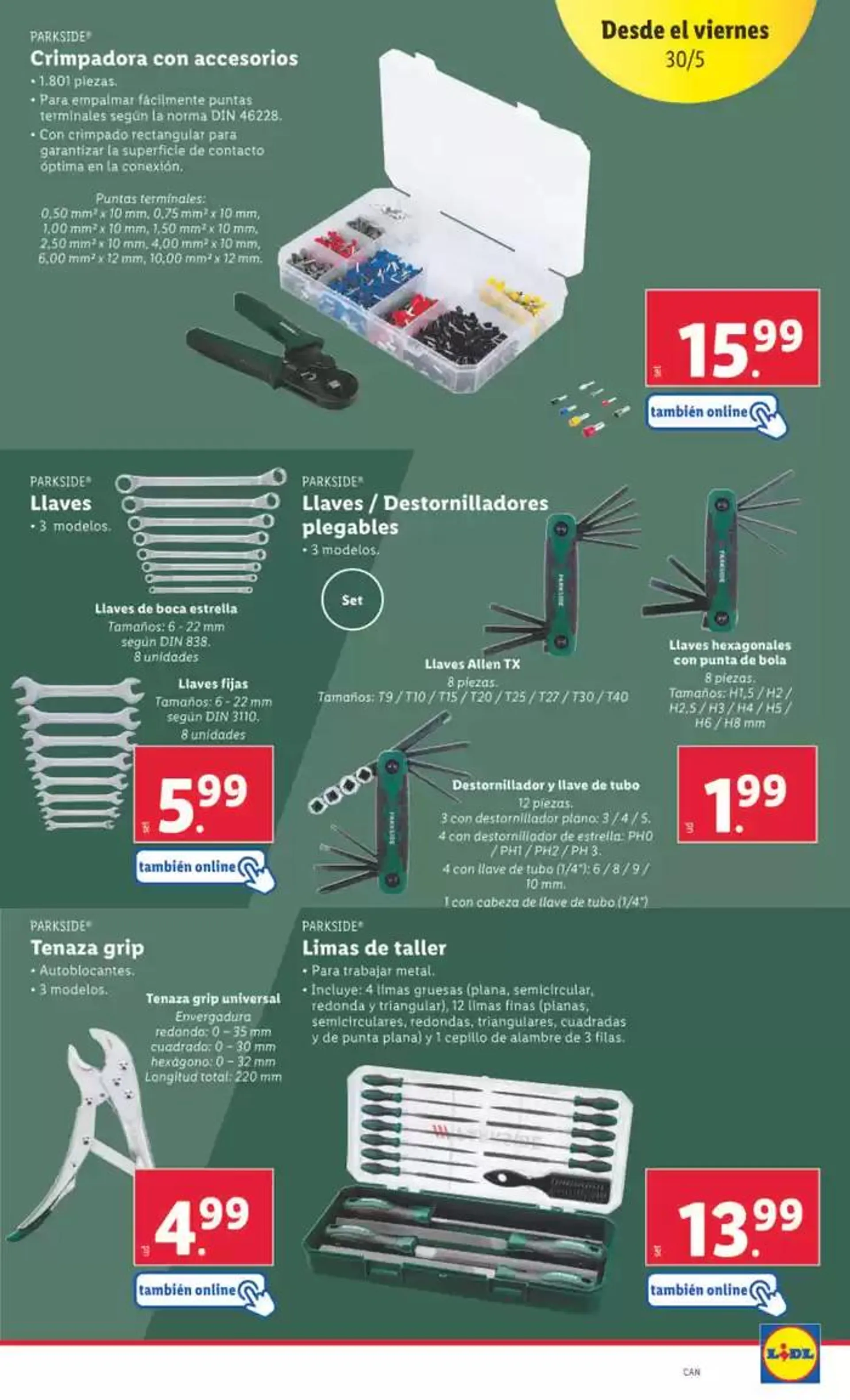 Catálogo de ¡Bazar Lidl! Ofertas válidas 26/05 al 01/06 26 de mayo al 1 de junio 2025 - Página 21