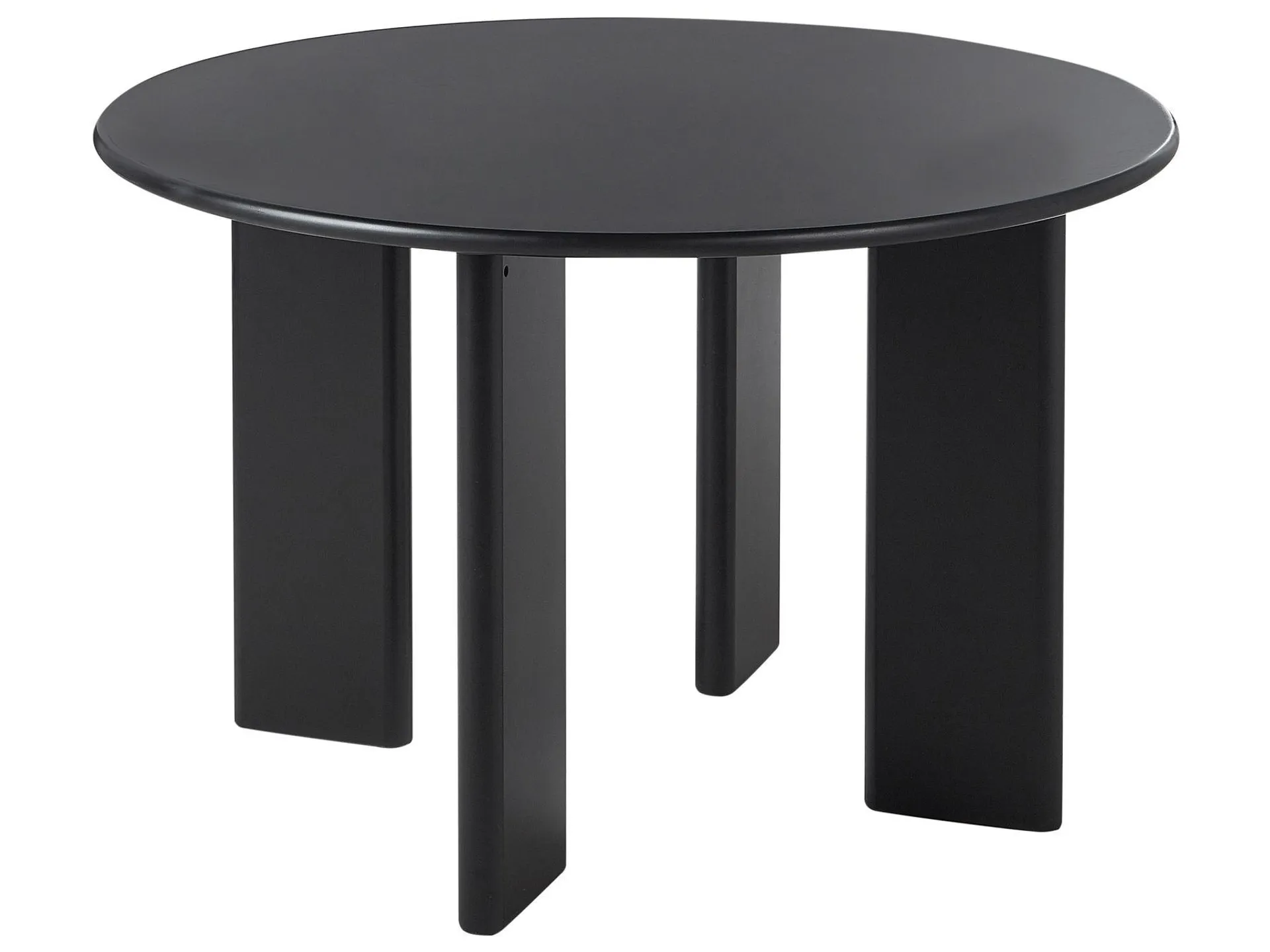 Mesa de comedor negra ⌀ 120 cm COSMO