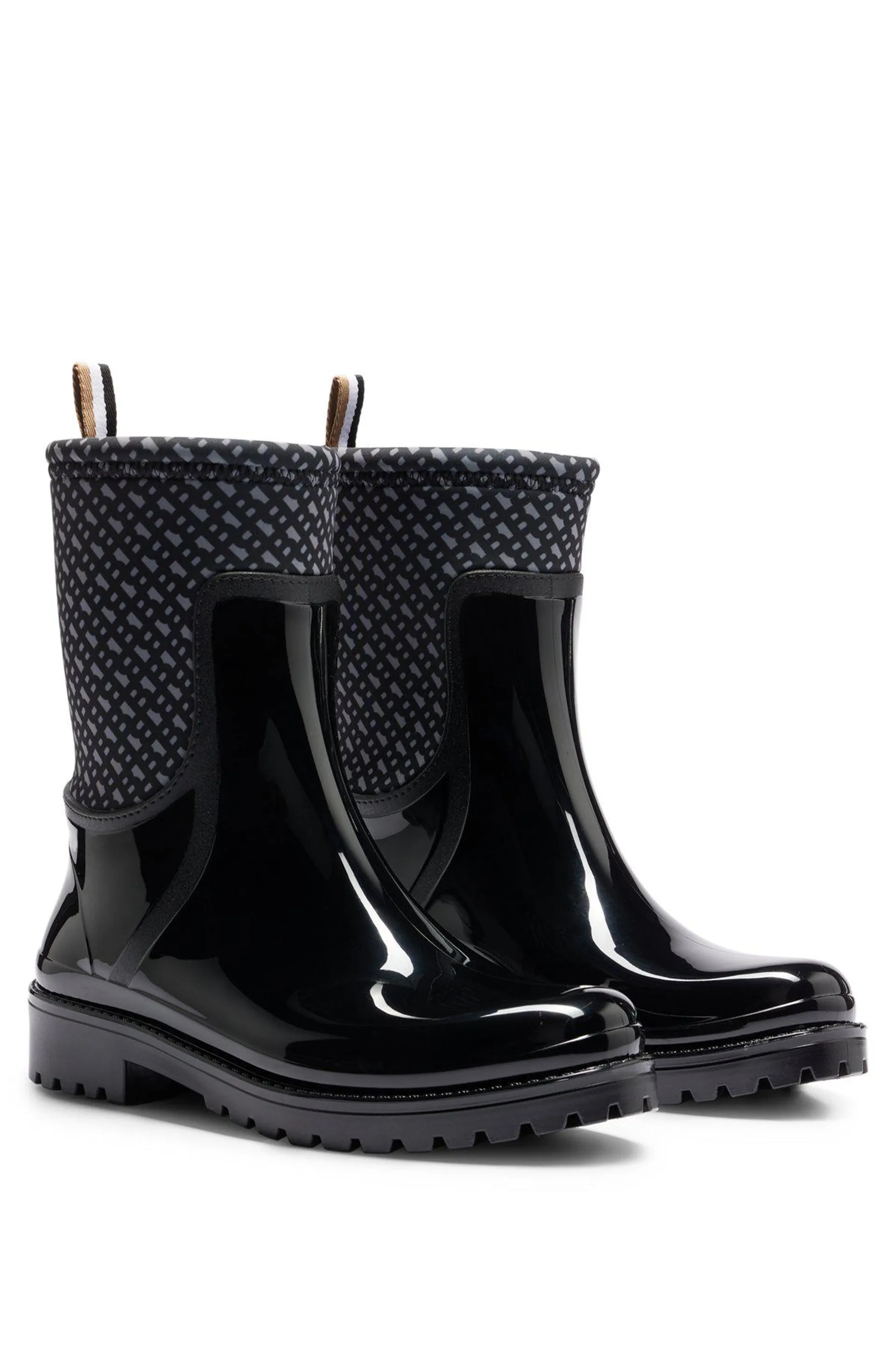 Botas de lluvia con detalle de monograma