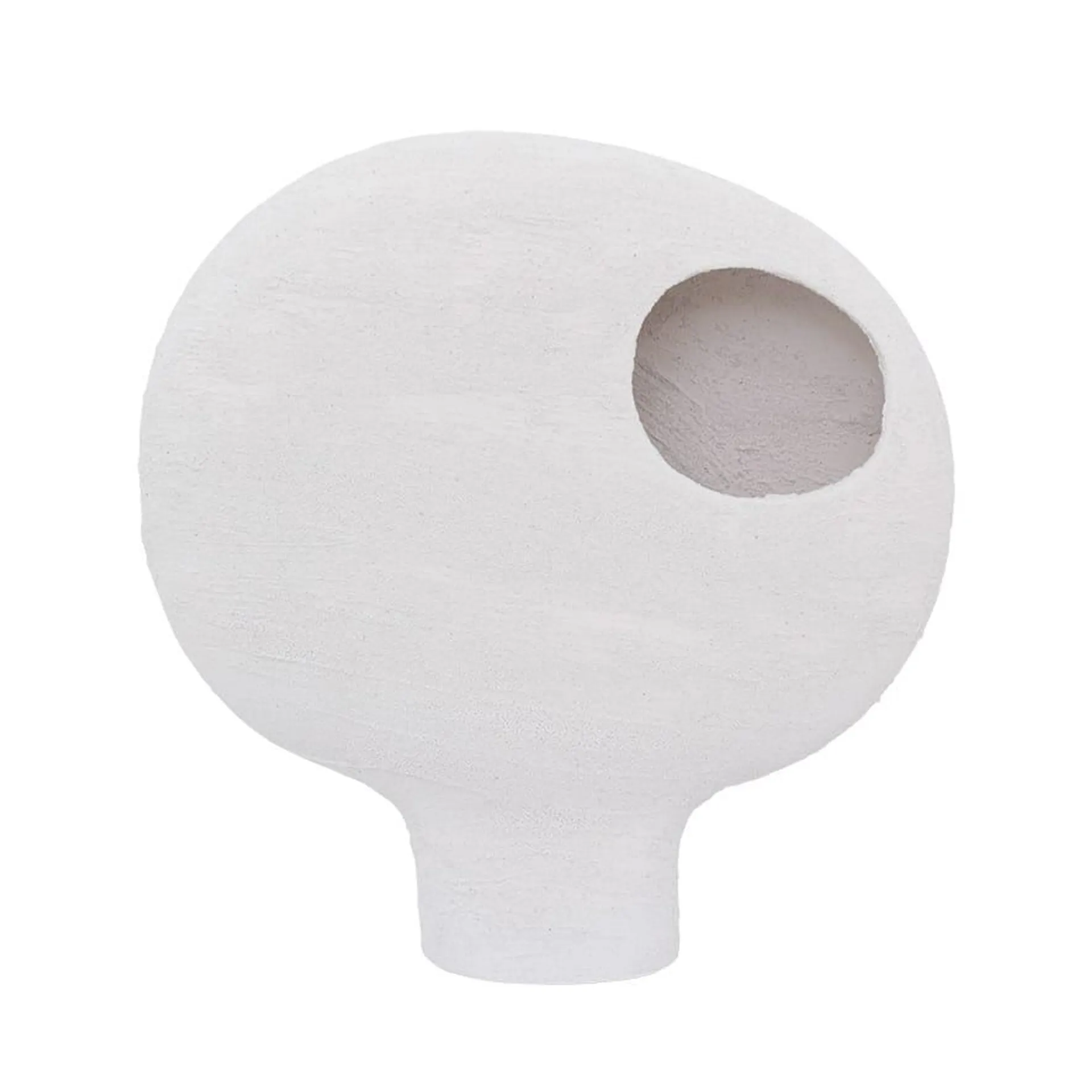 Sphere vase 27 cm White