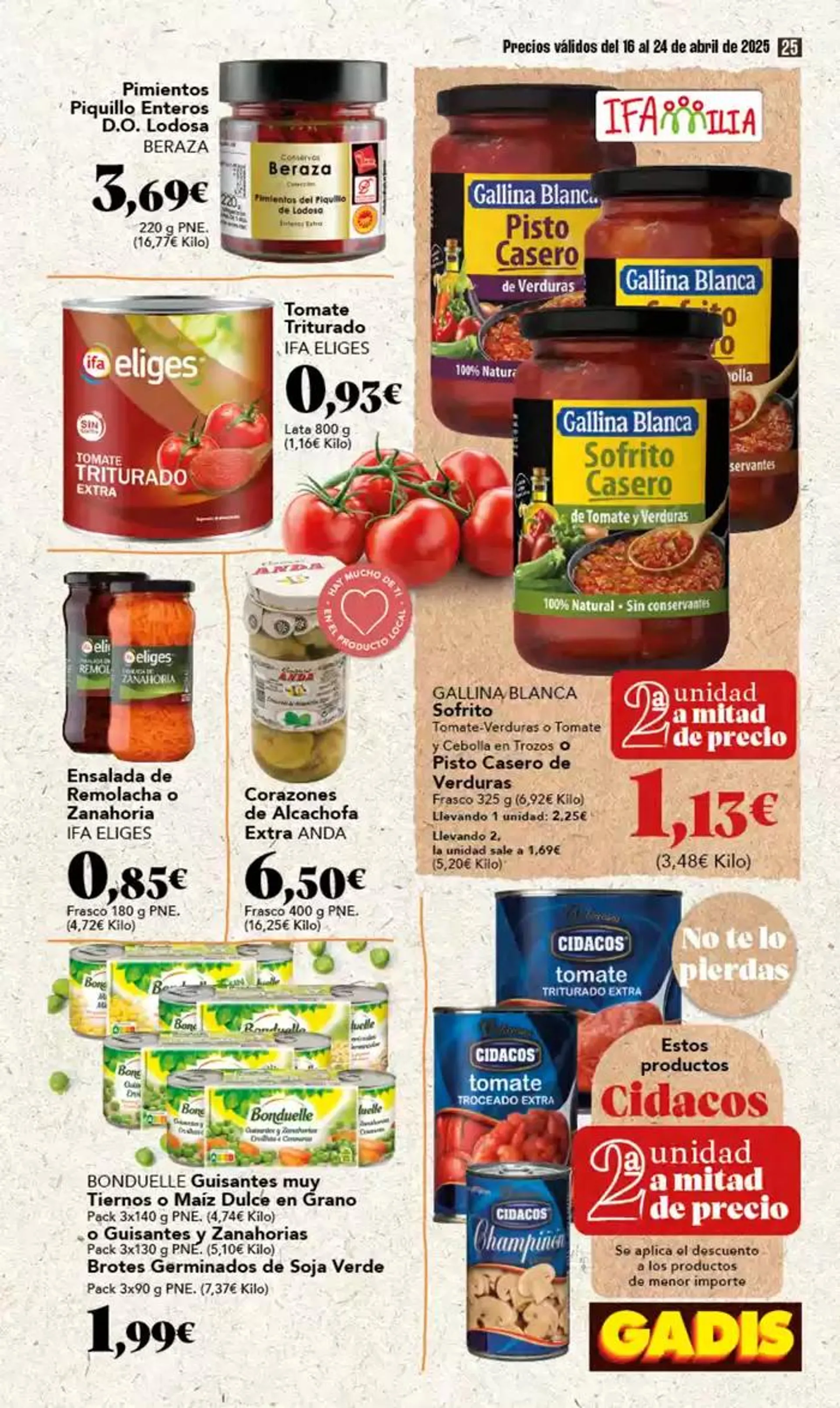 Catálogo de Precios válidos del 16 al 24 de abril 16 de abril al 24 de abril 2025 - Página 25