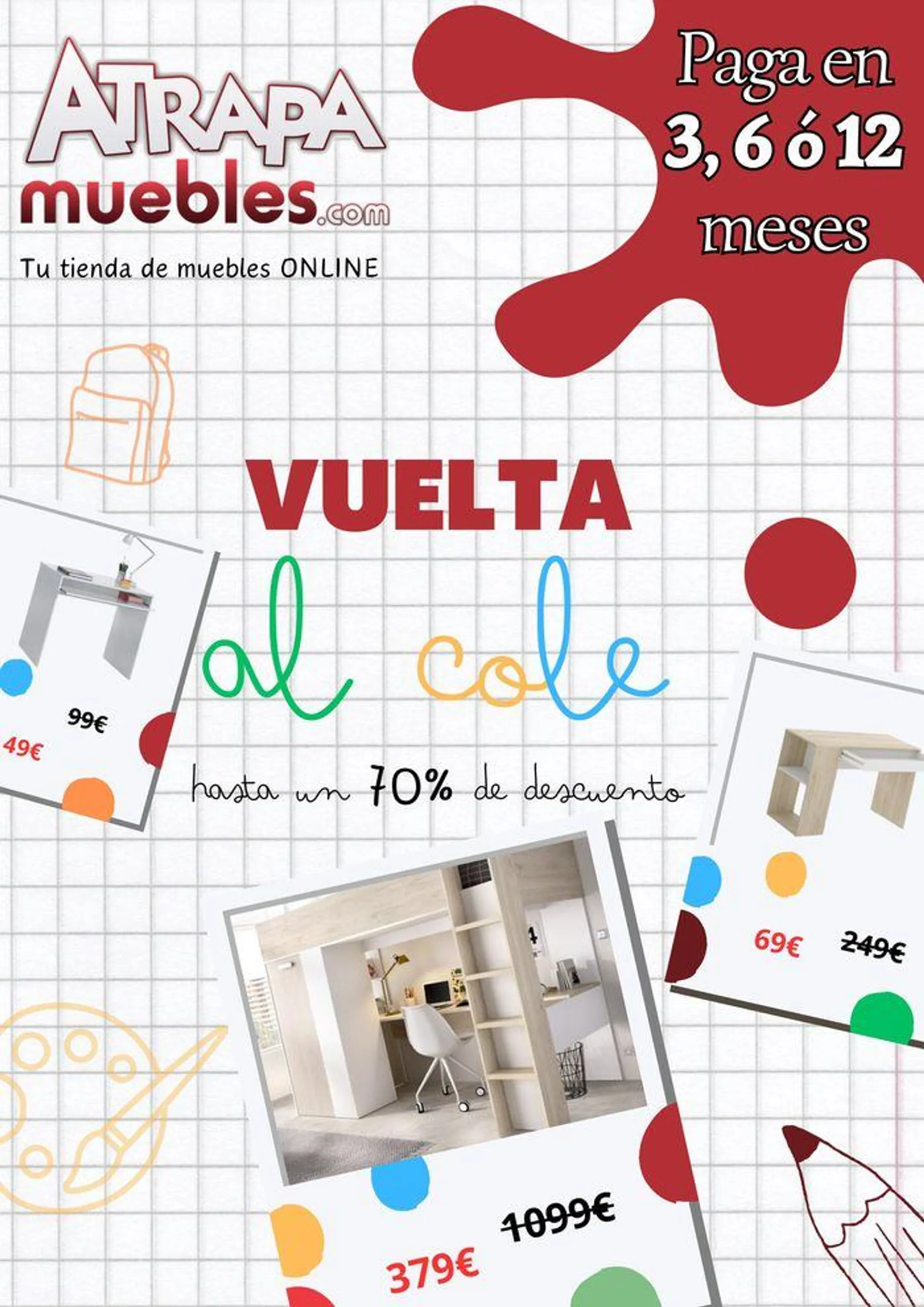 ¡Vuelta al cole! hasta un -70% de descuento - 1