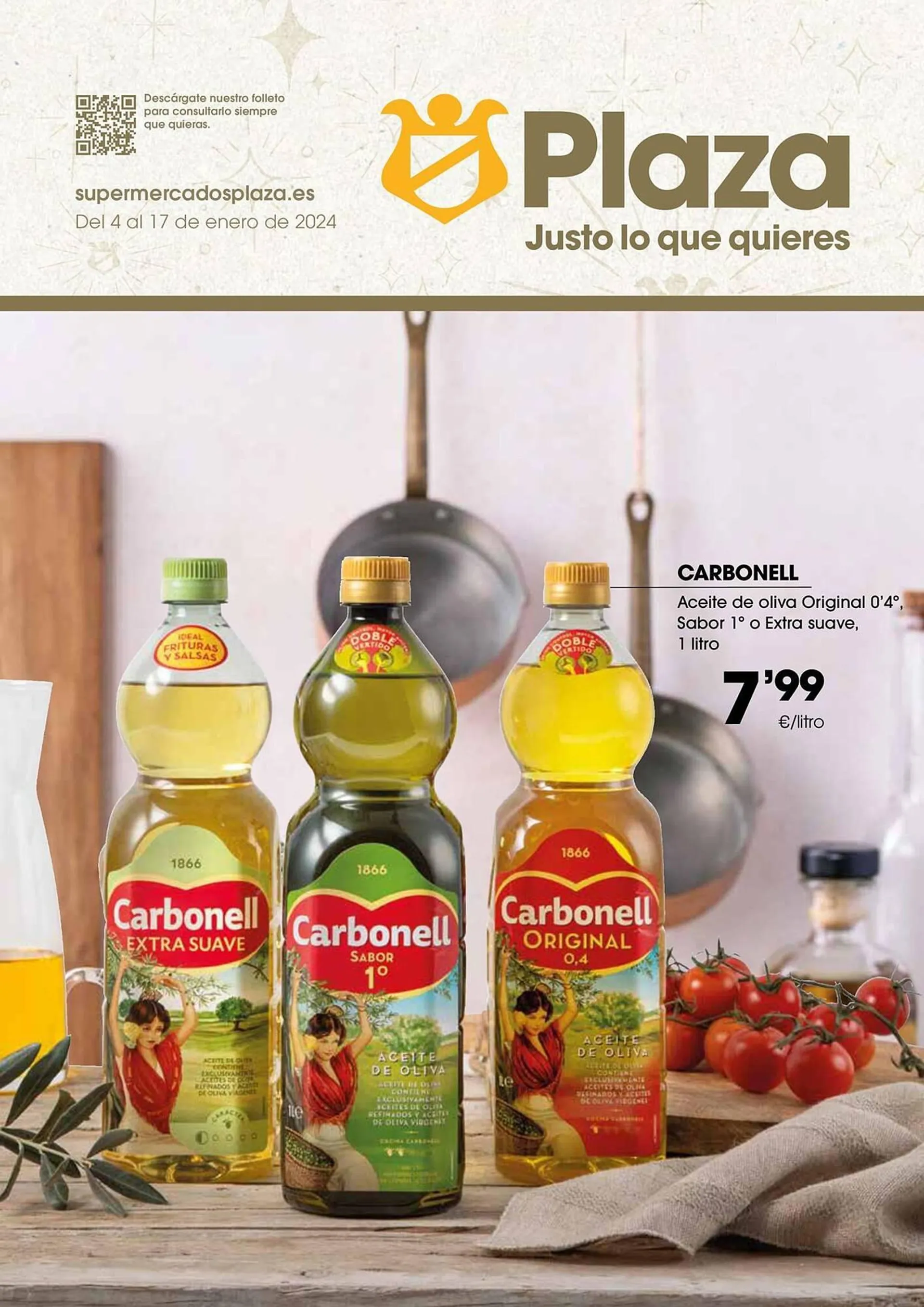 Catálogo de Folleto Supermercados Plaza 5 de enero al 17 de enero 2024 - Página 