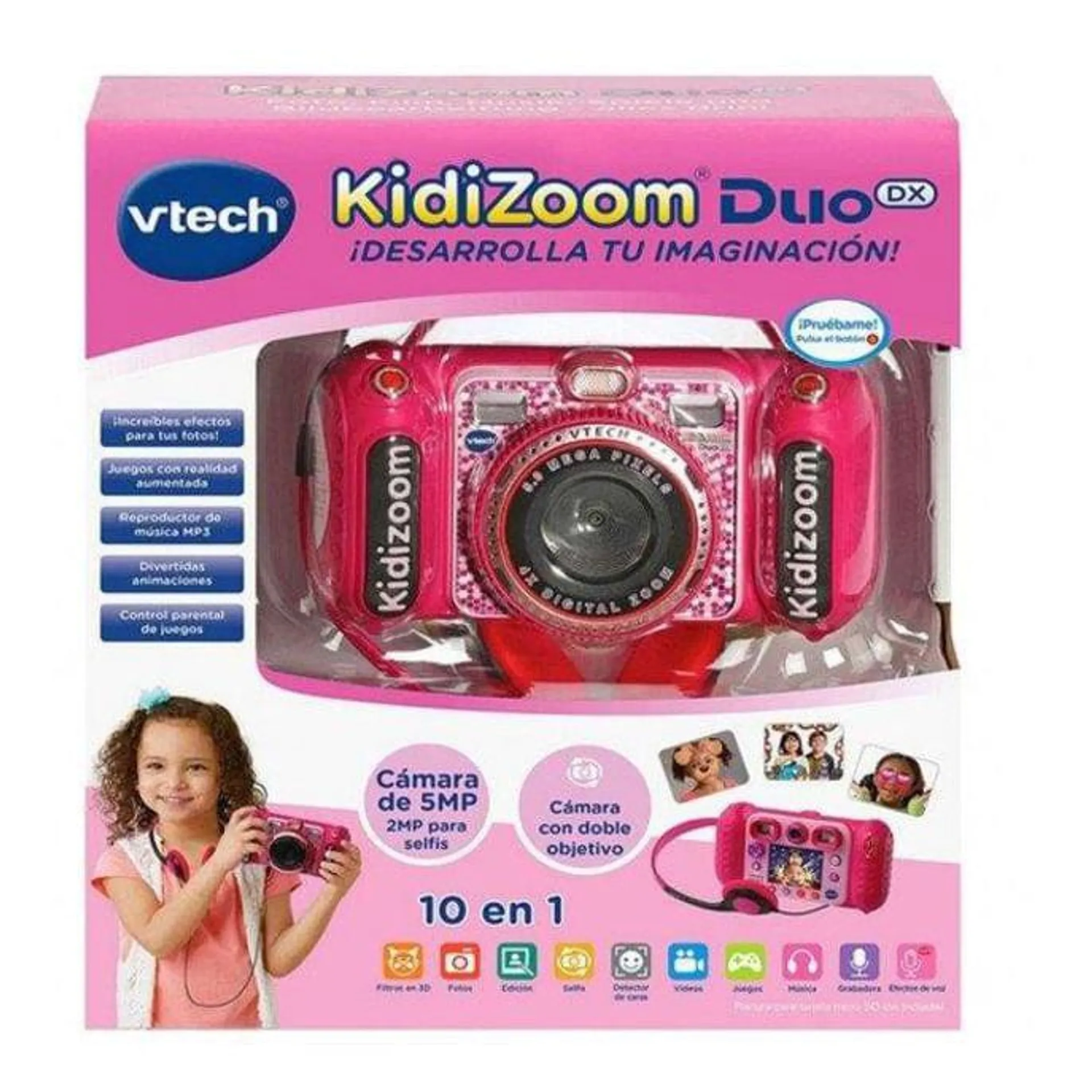 Kidizoom Duo DX 1 Rosa. Cámara de fotos digital