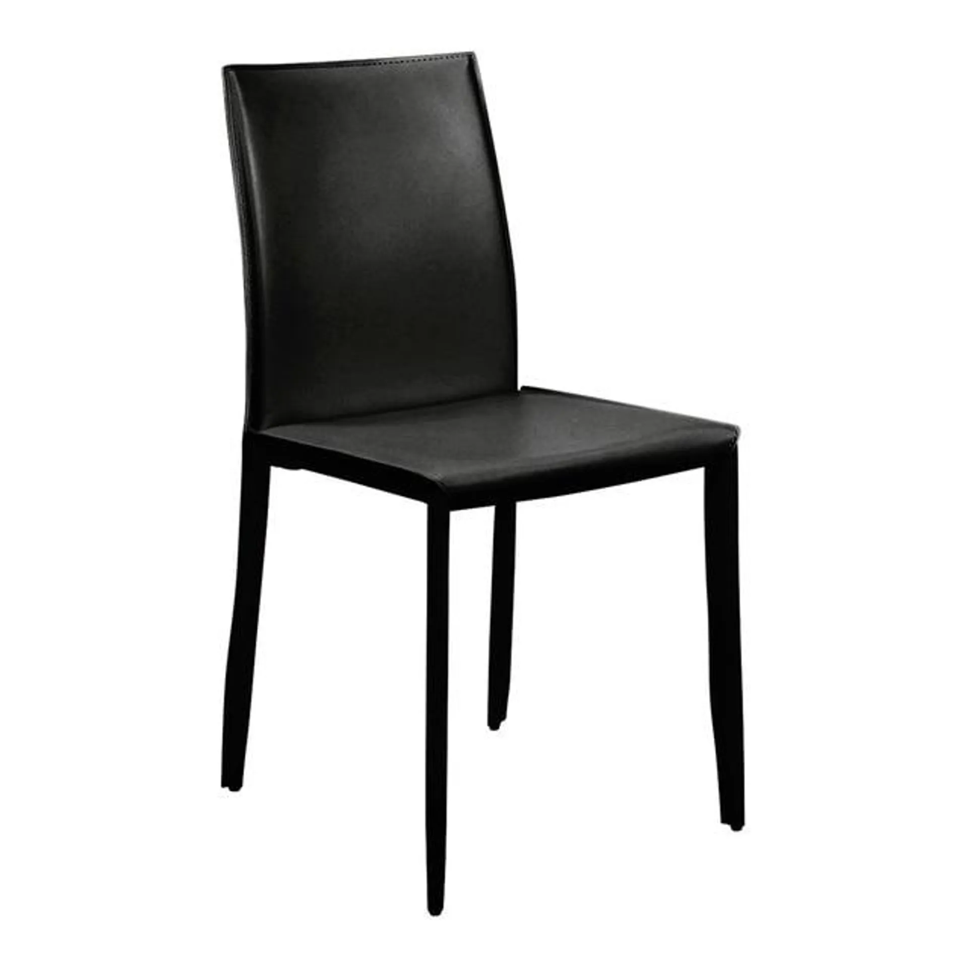Silla de comedor de piel regenerada Andrew El Corte Inglés