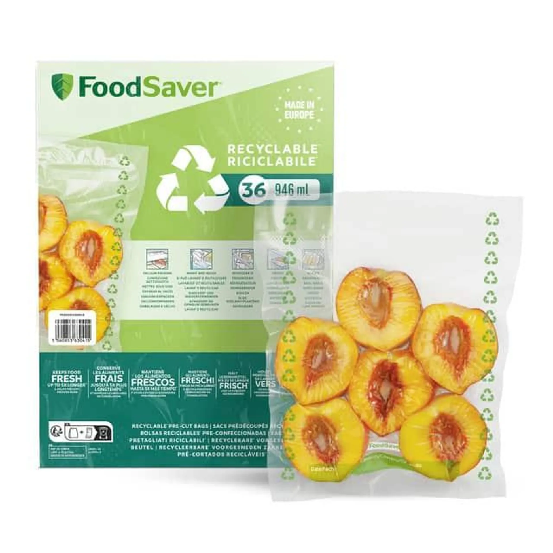 Bolsas de envasado FoodSaver FSBE4802X-01