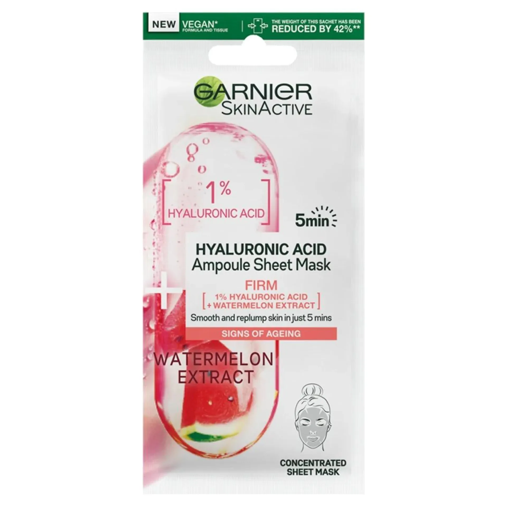 MASCARILLA AMPOLLA ÁCIDO HIALURÓNICO 15G