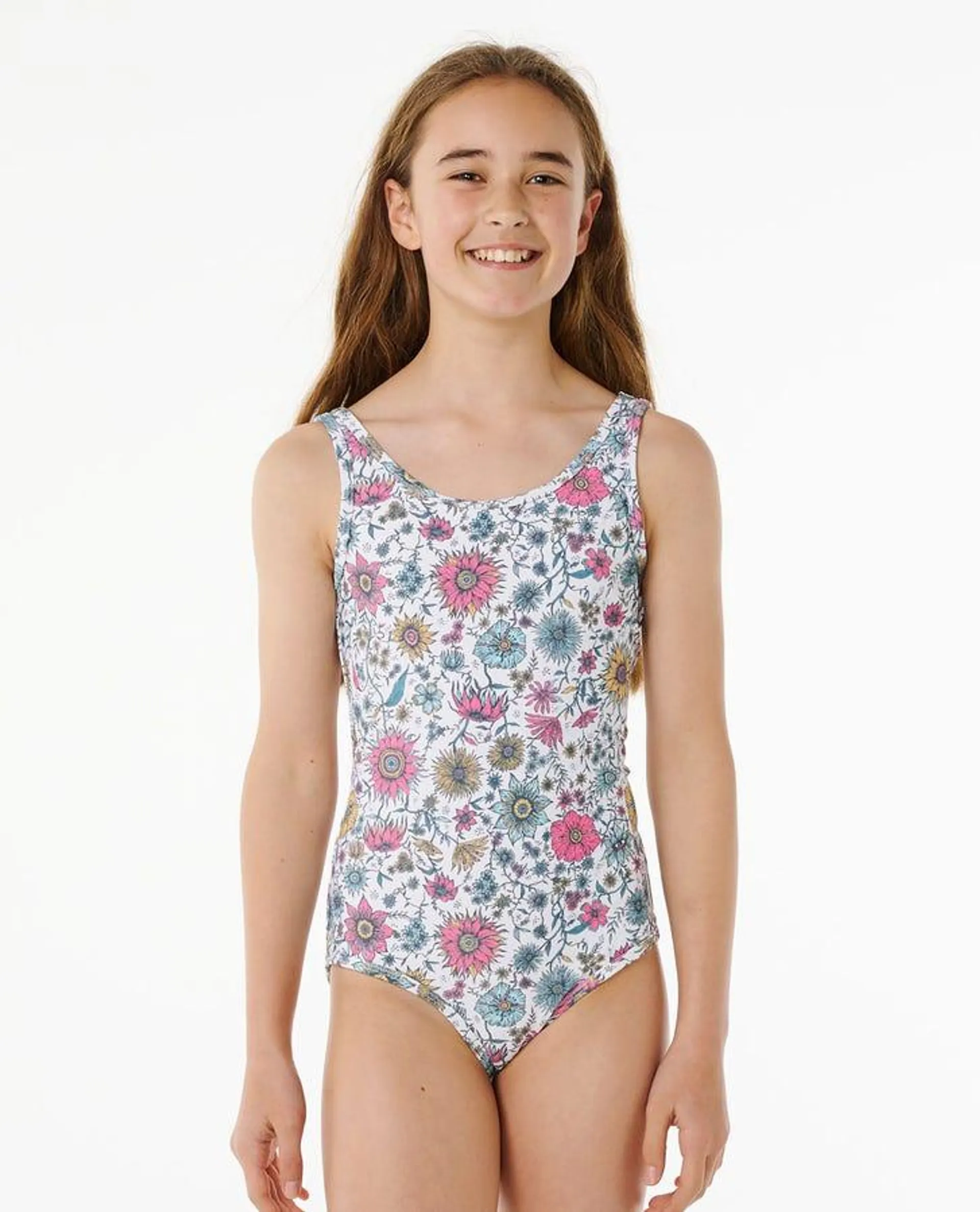 Hibiscus Heat One Piece- Girls (8-14 years)