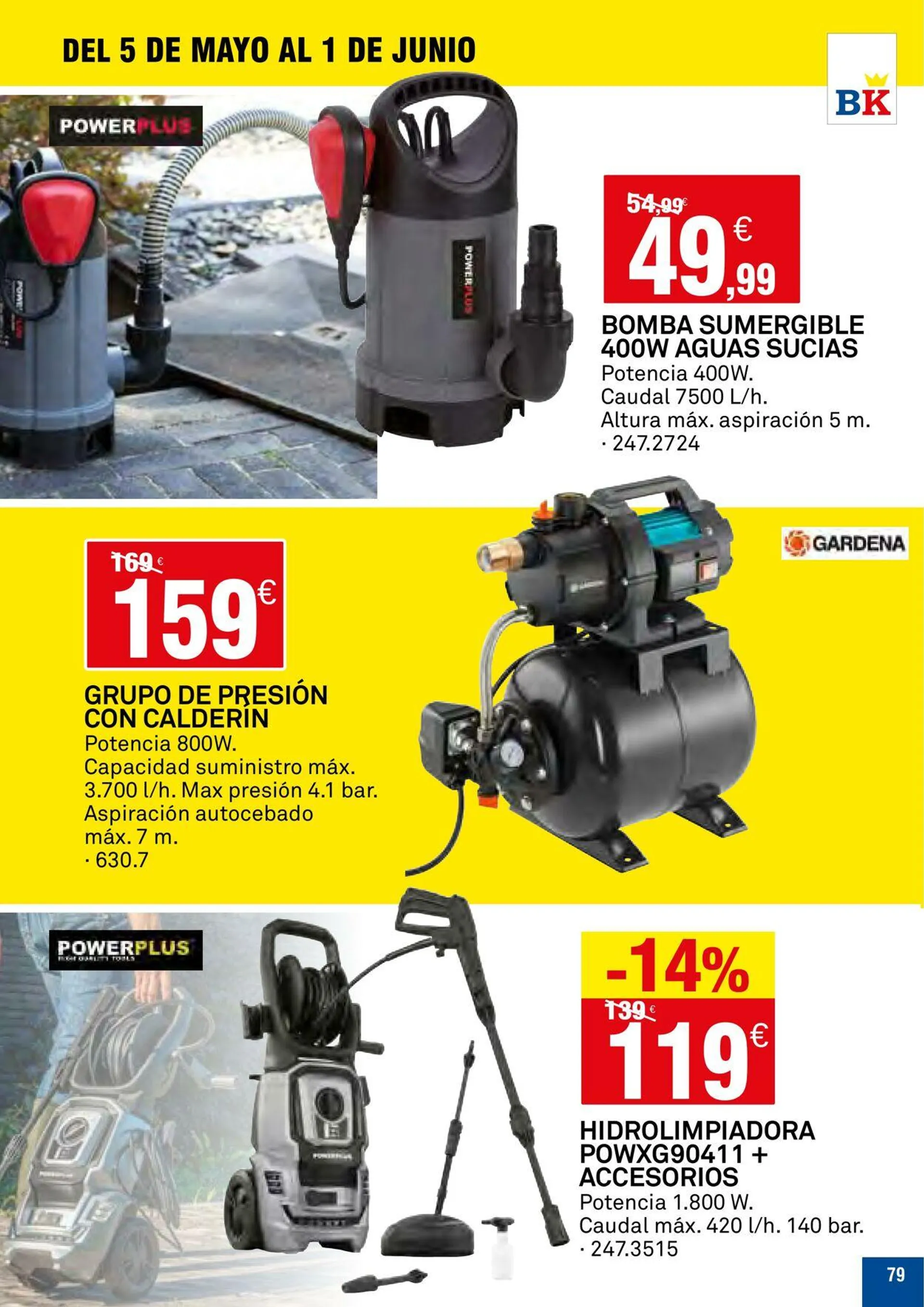 Catálogo de Bricoking Oferta actual 26 de mayo al 9 de junio 2025 - Página 79