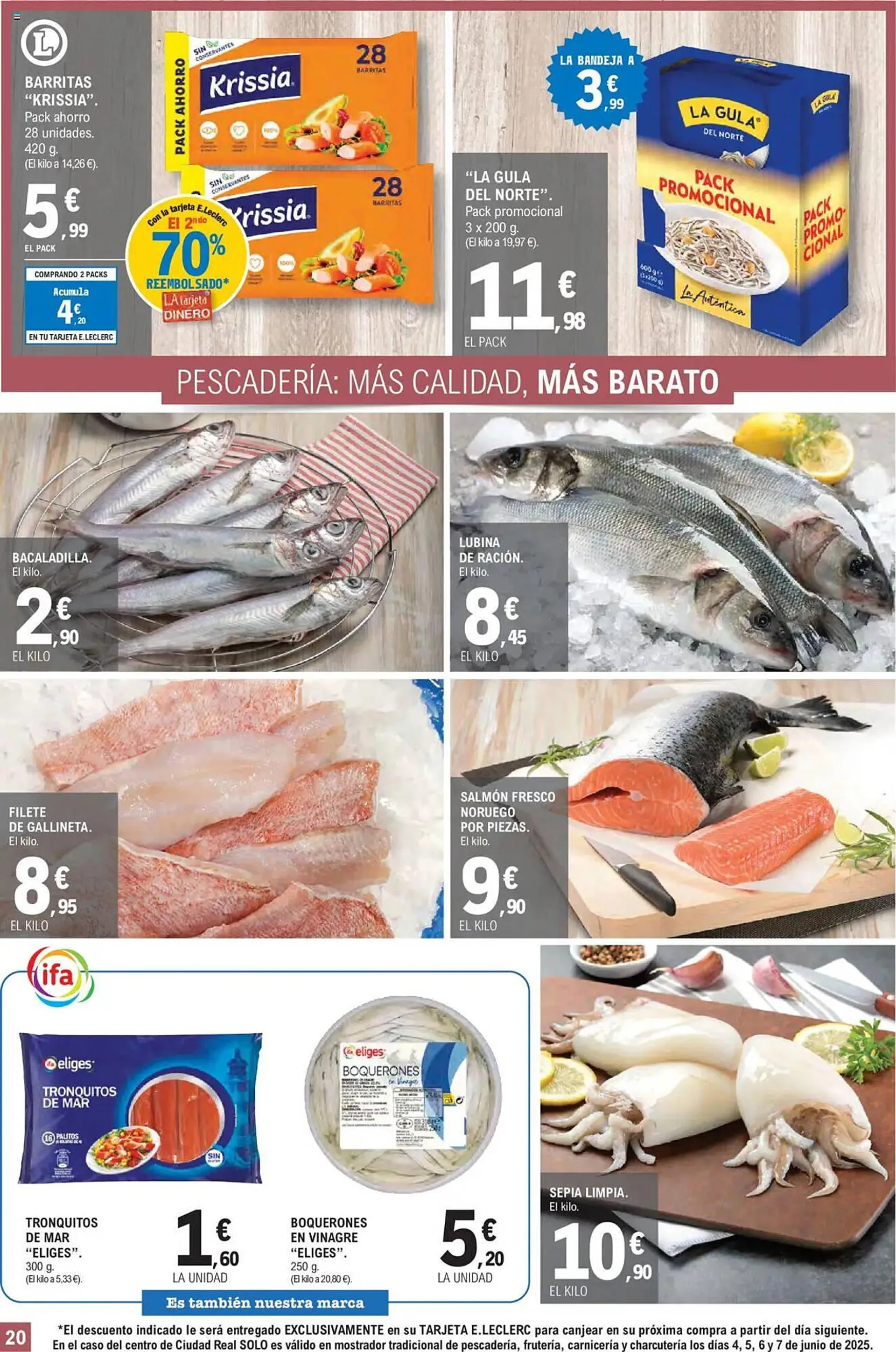 Catálogo de Folleto E.Leclerc 4 de junio al 15 de junio 2025 - Página 20