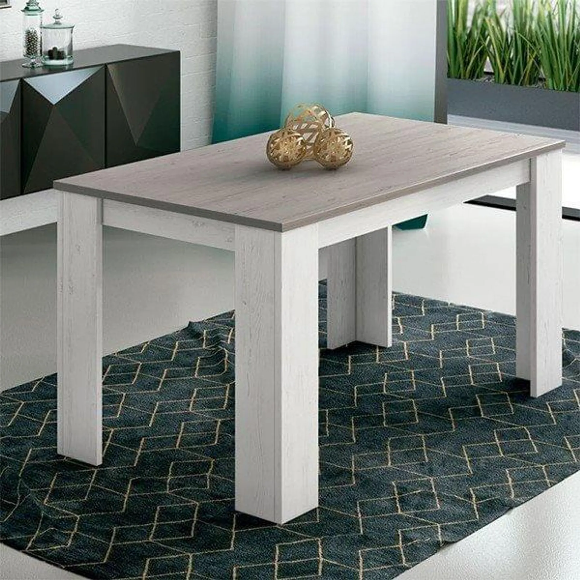 Mesa de comedor Berta fija 75x140x80 cm