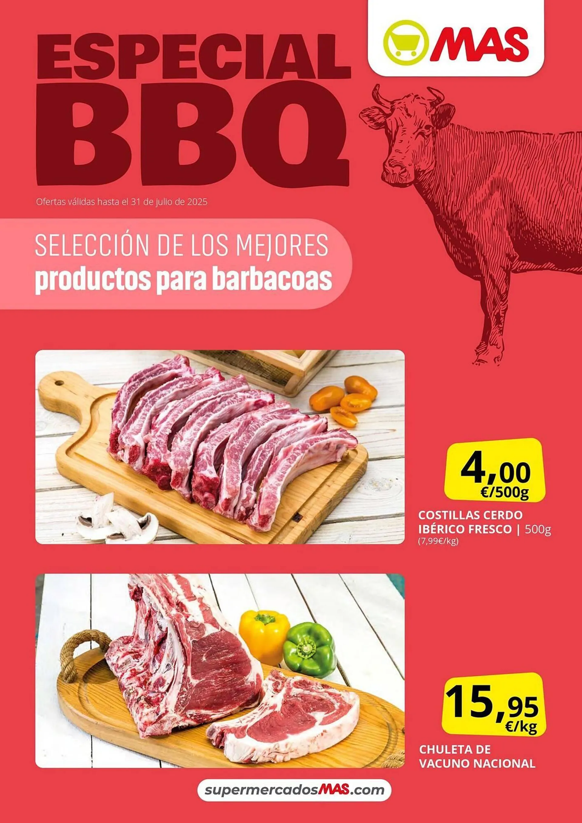 Catálogo de Folleto Supermercados MAS 11 de julio al 31 de julio 2025 - Página 1