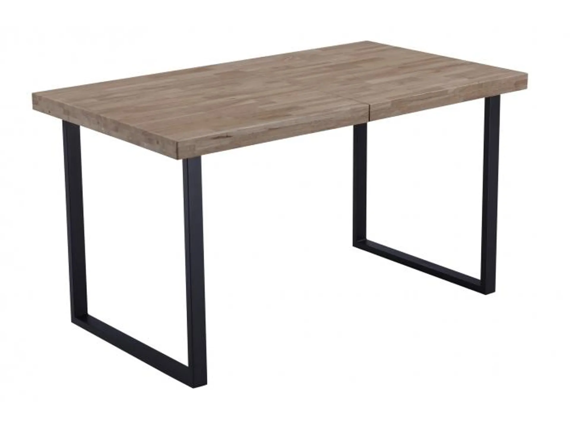 Mesa comedor extensible de 140 cm color roble honey-negro