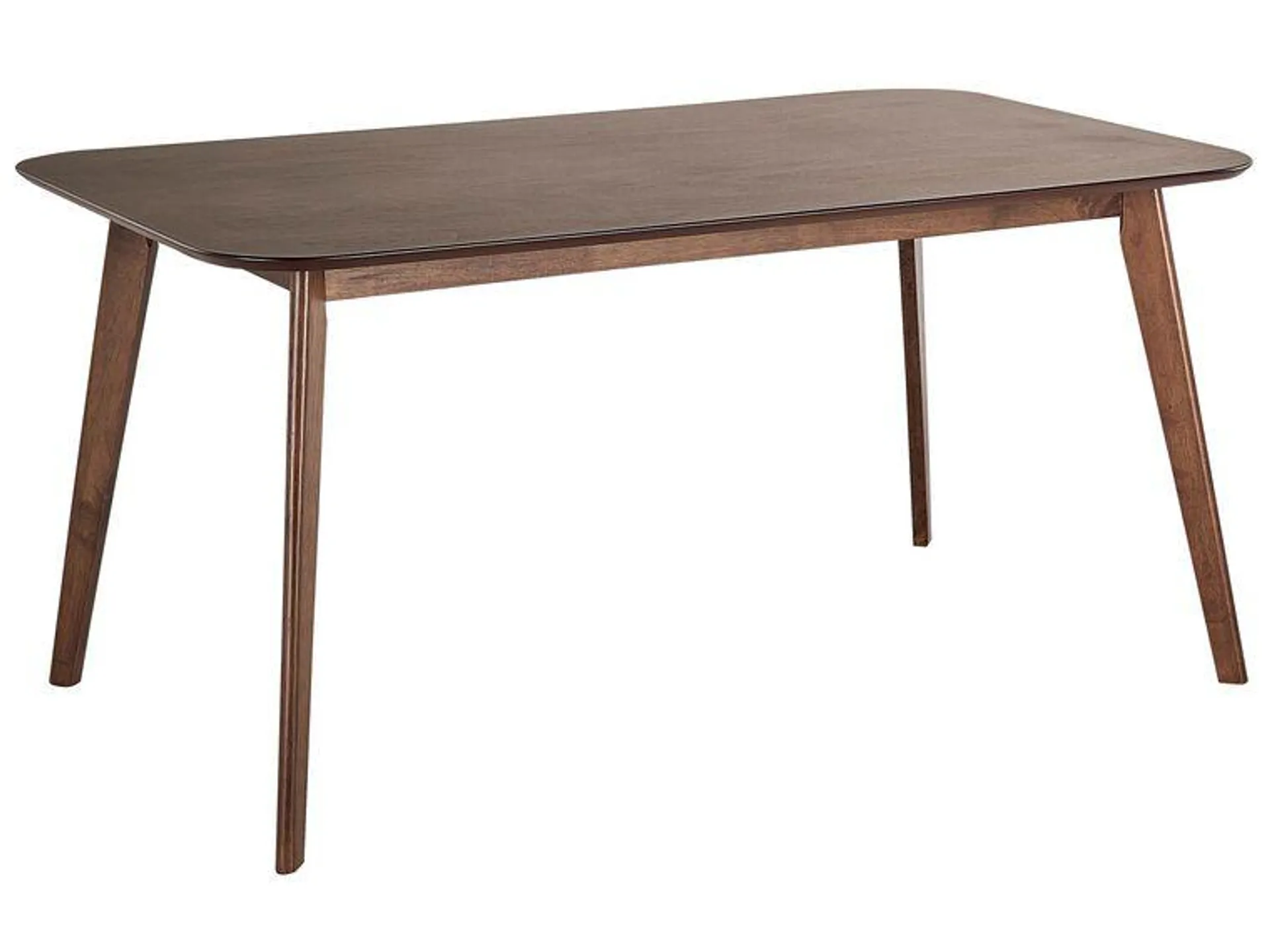 Mesa de comedor madera oscura 150 x 90 cm EPHRATA