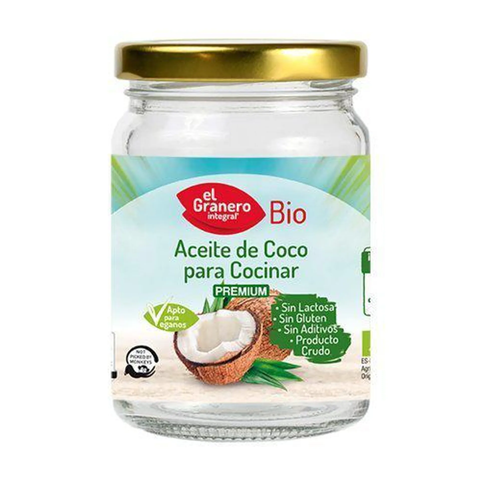 Aceite de Coco para Cocinar Bio (500 ml) – El Granero Integral