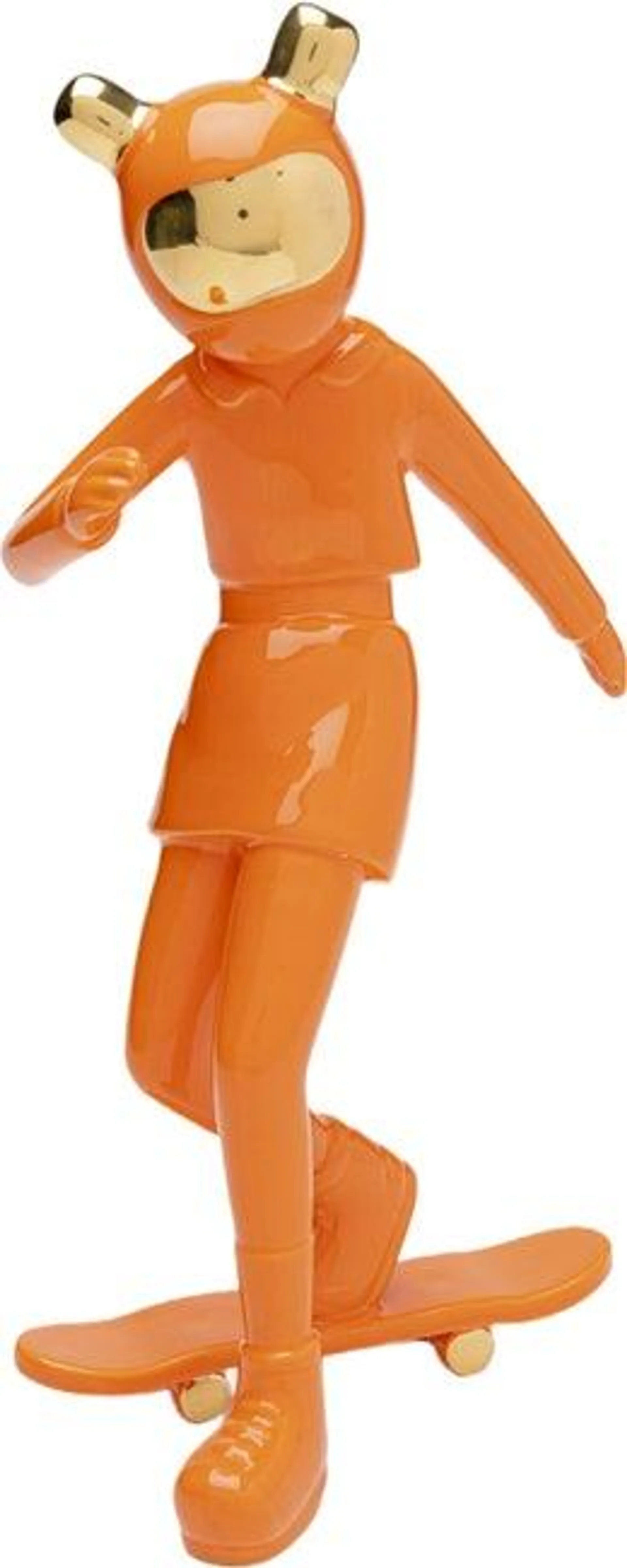 Figura deco Skating Astronaut naranja