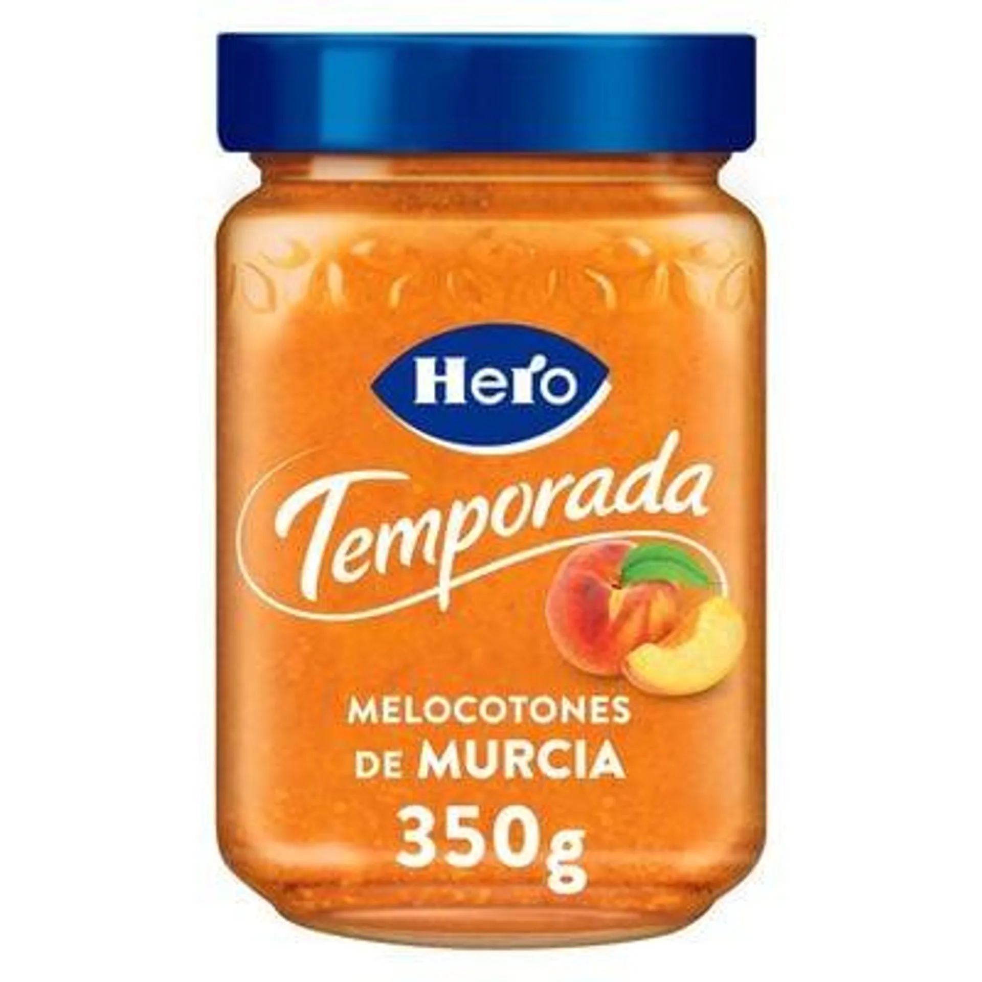 Mermelada melocotones extra de temporada Hero 350g