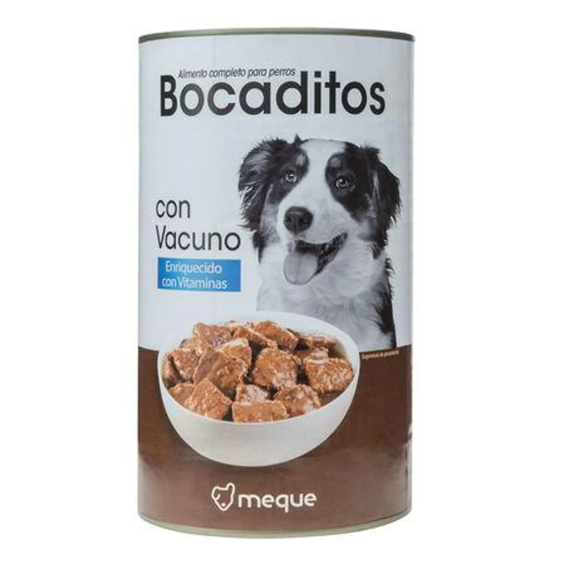 Alimento completo para perros con vacuno Meque 1,2kg