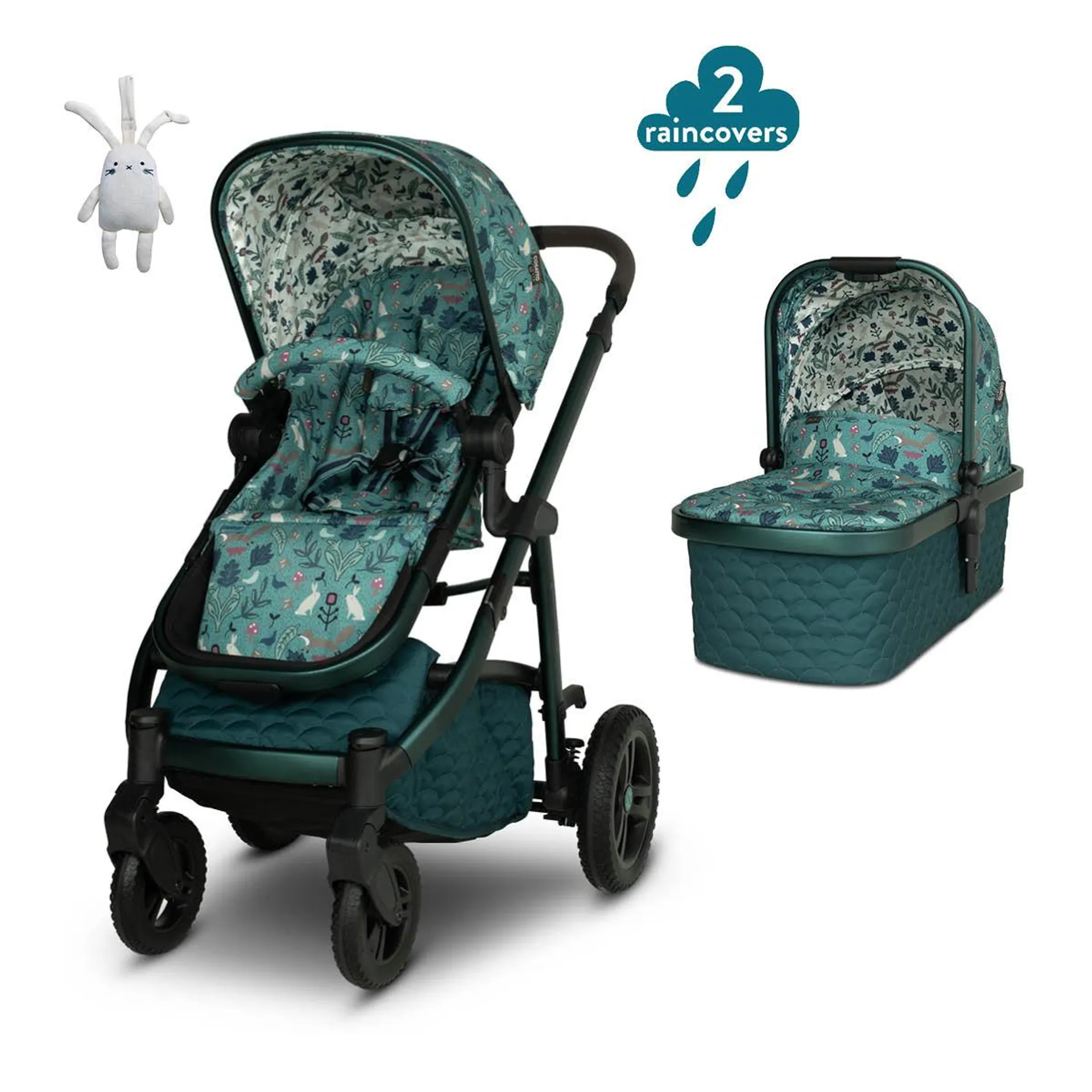 Pack Wow 3 con Carrito y Silla de Paseo - Masquerade