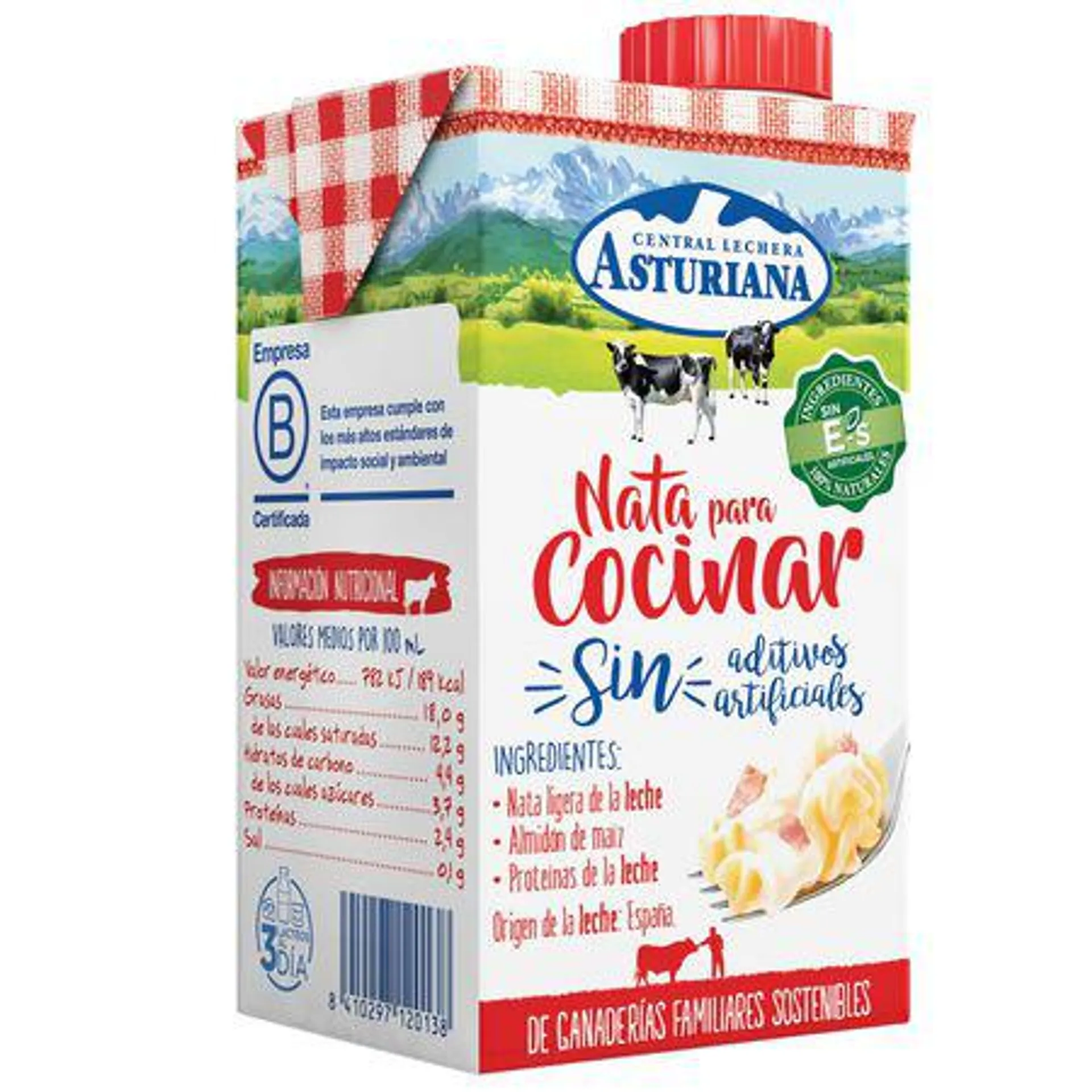 Nata para cocinar Asturiana 500ml