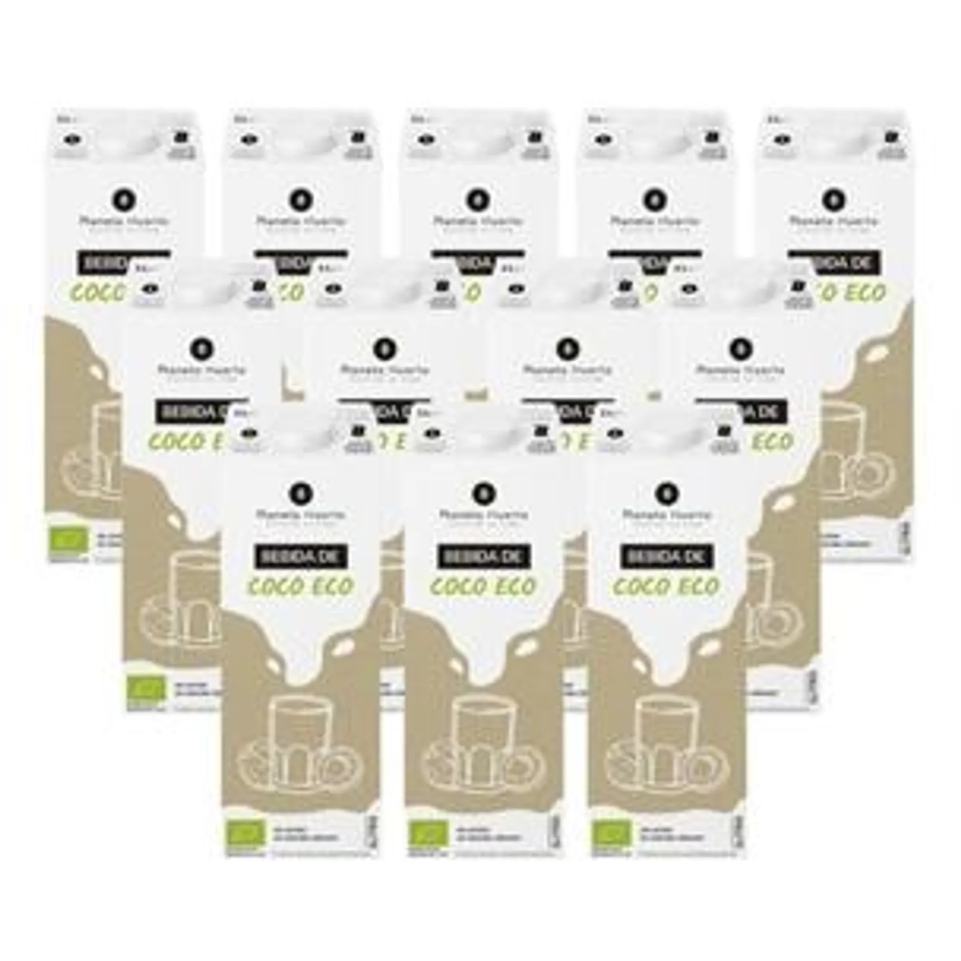 Pack 12x Bebida de Coco Eco Planeta Huerto 1L