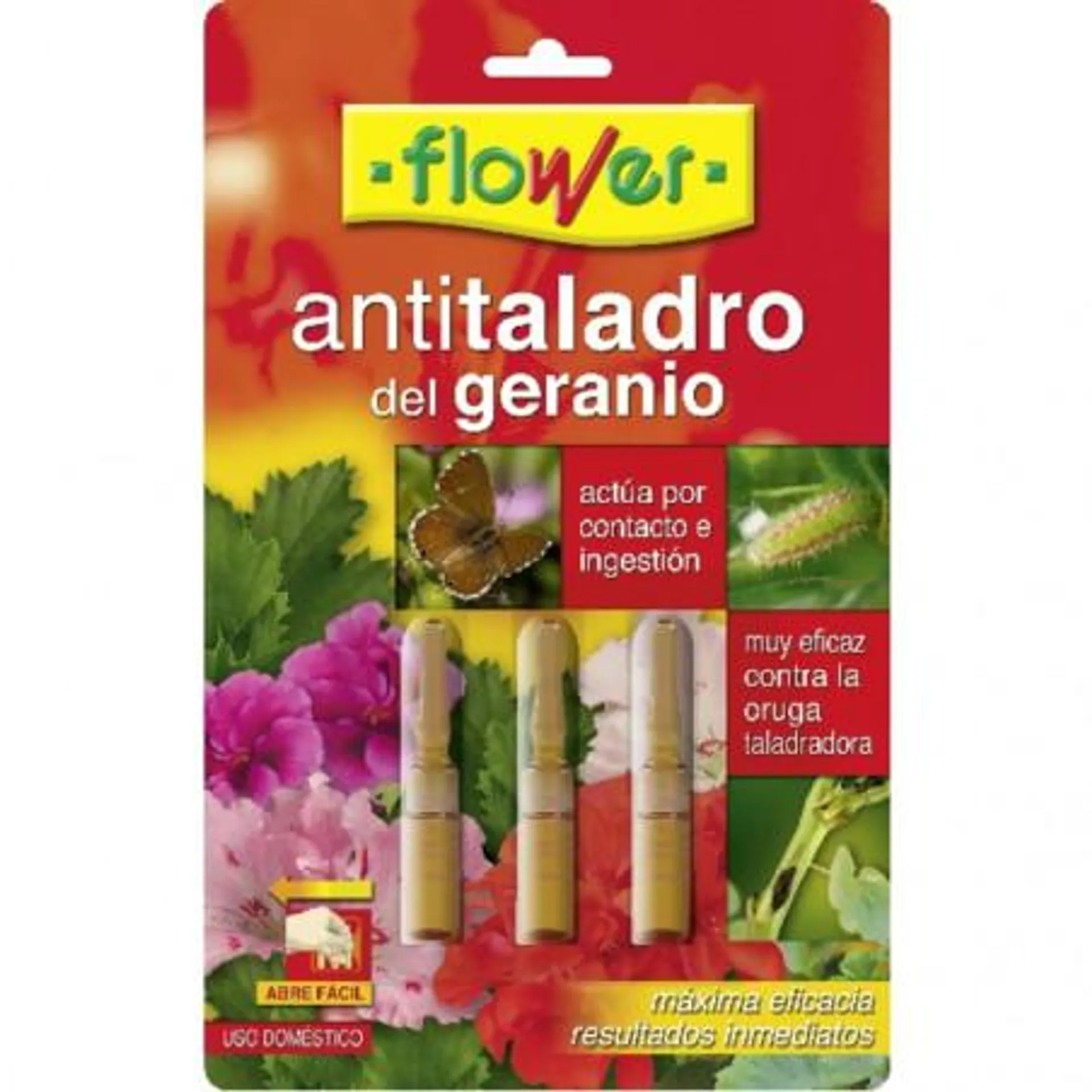 FLOWER ANTITALADRO GERANIOS INSECTICIDA 3 X 3ML