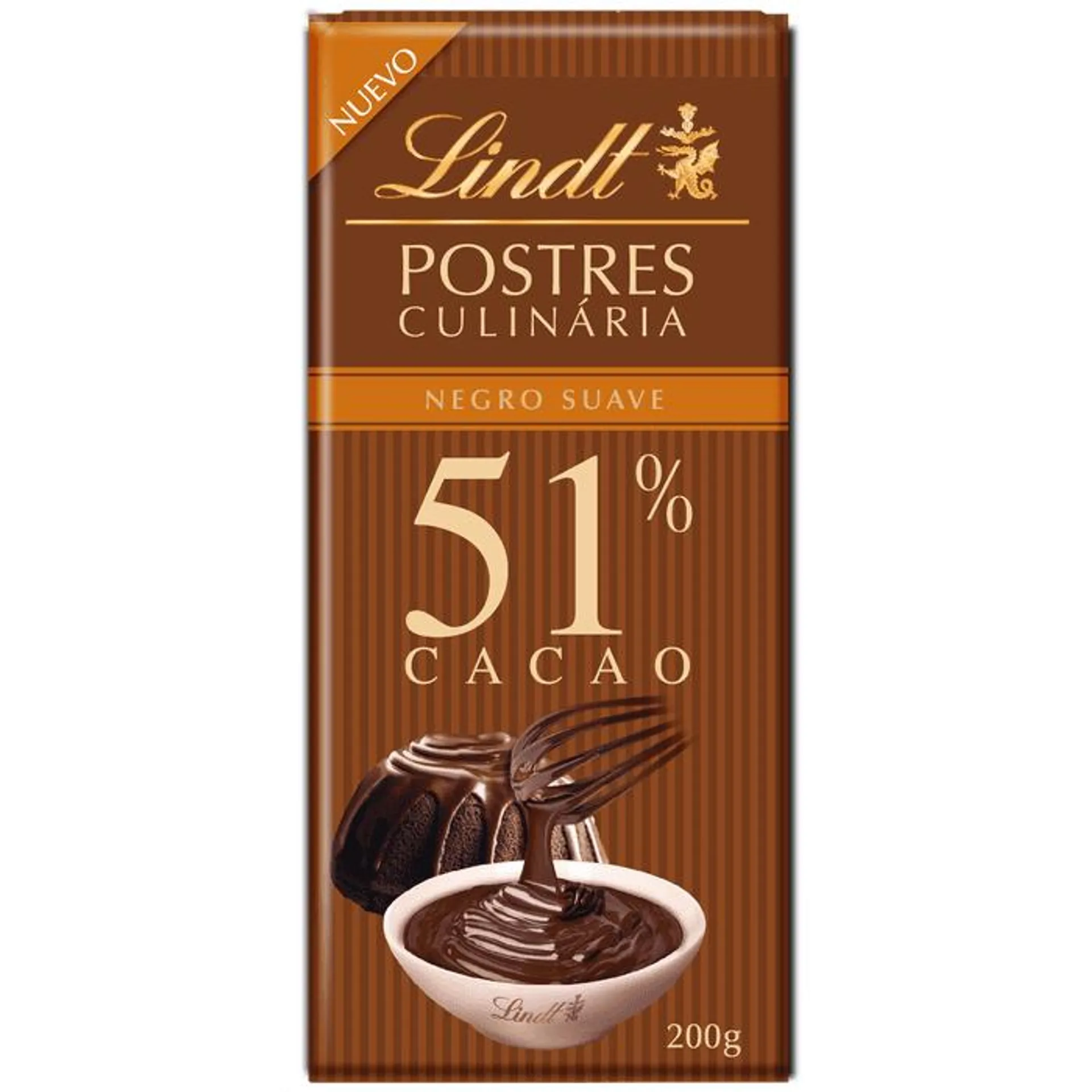 Lindt Postres 51% Cacao 200g