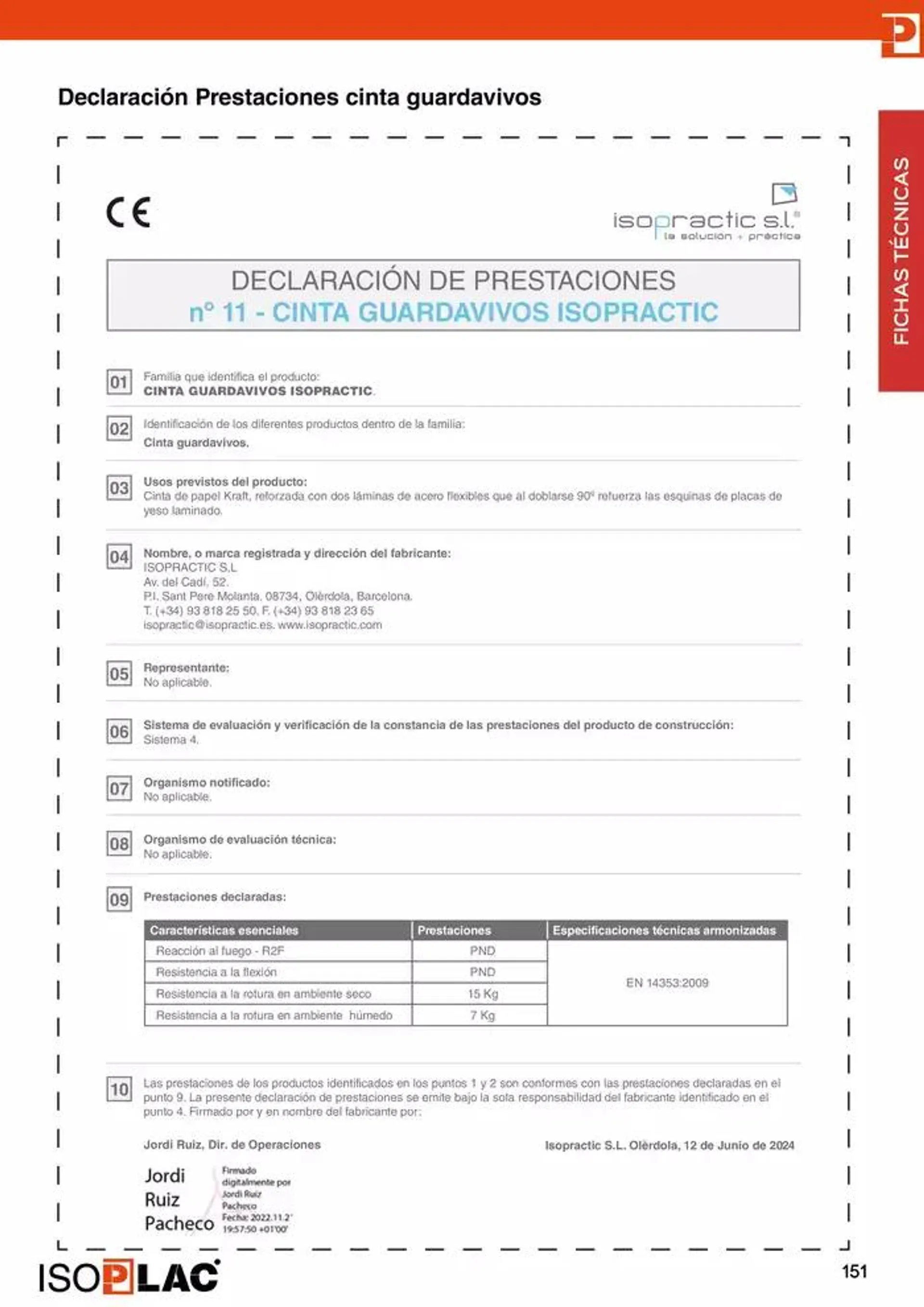 Catálogo de Manual Técnico Isoplac 15 de noviembre al 30 de noviembre 2024 - Página 151