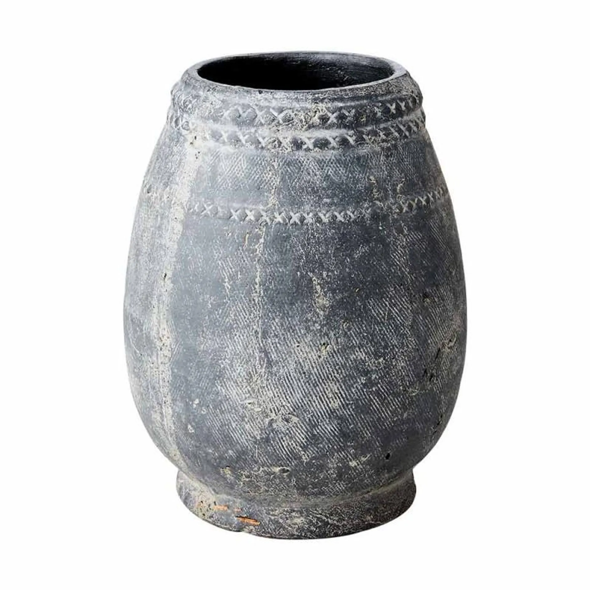 Camille terracotta pot, black 25cm