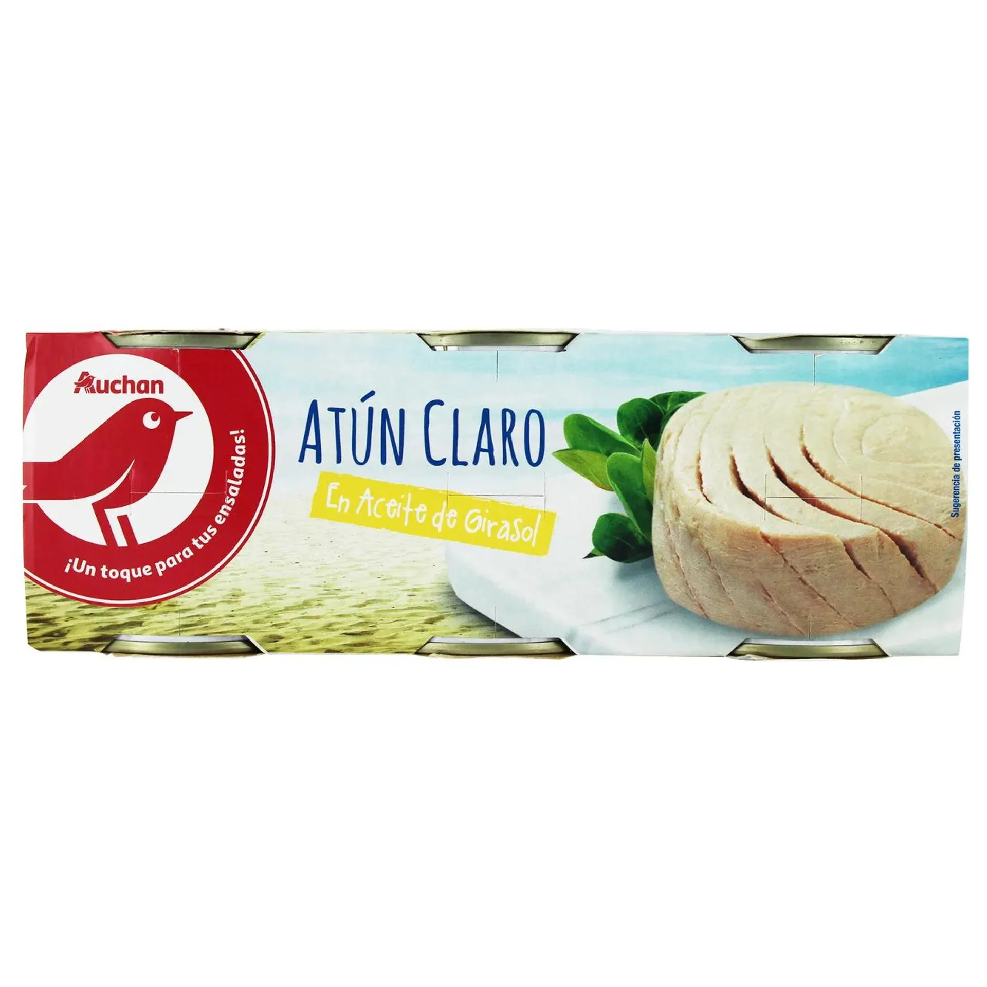 PRODUCTO ALCAMPO Atún claro en aceite de girasol lata de 52 g. pack de 6 uds.