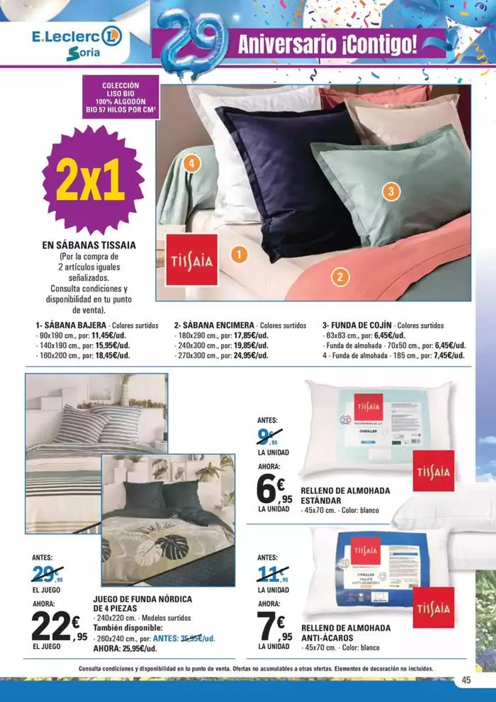 Catálogo de 29º Aniversario – Parte II E.Leclerc Soria 21 de mayo al 31 de mayo 2025 - Página 45