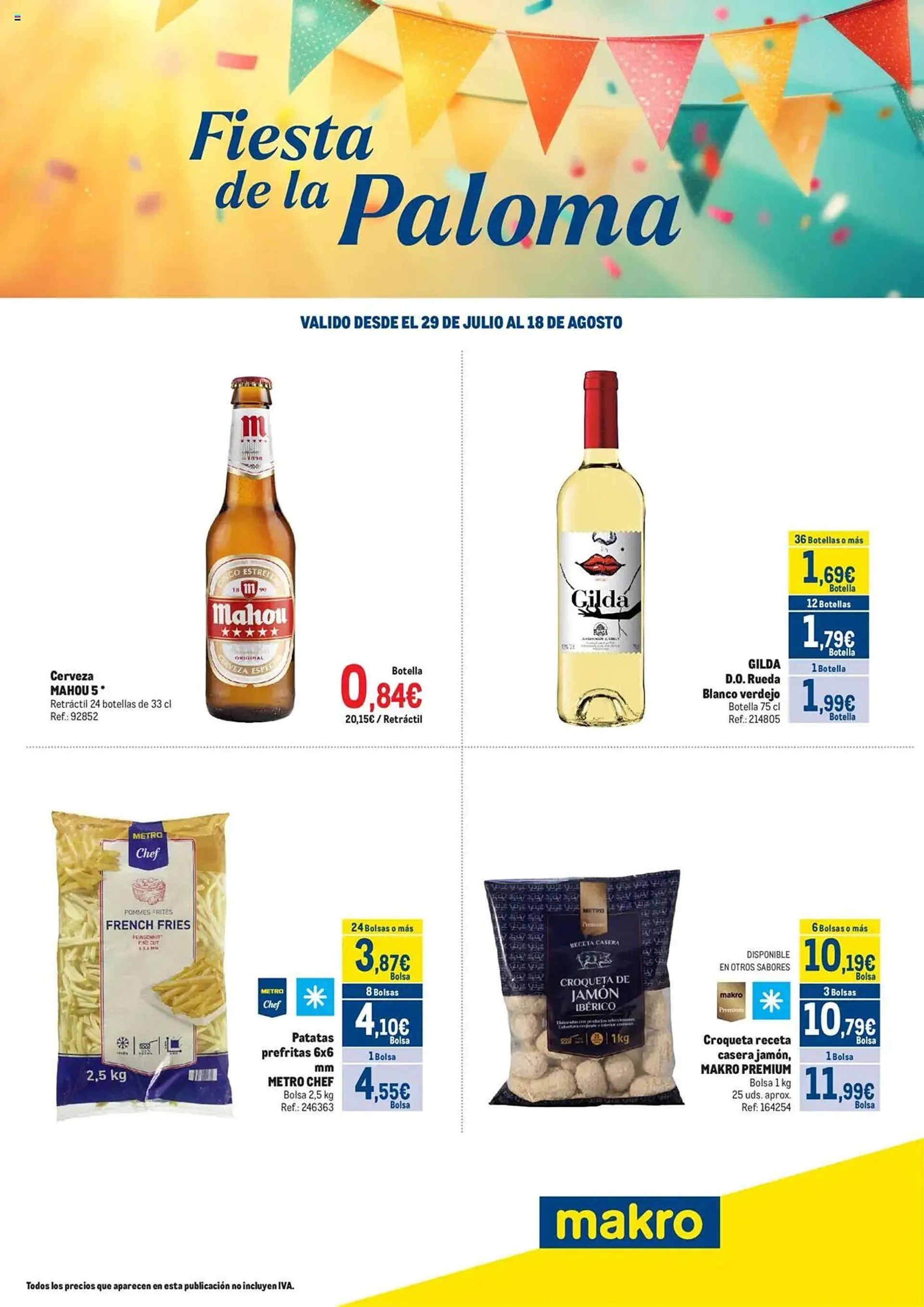 Catálogo de Folleto Makro 29 de julio al 18 de agosto 2025 - Página 1
