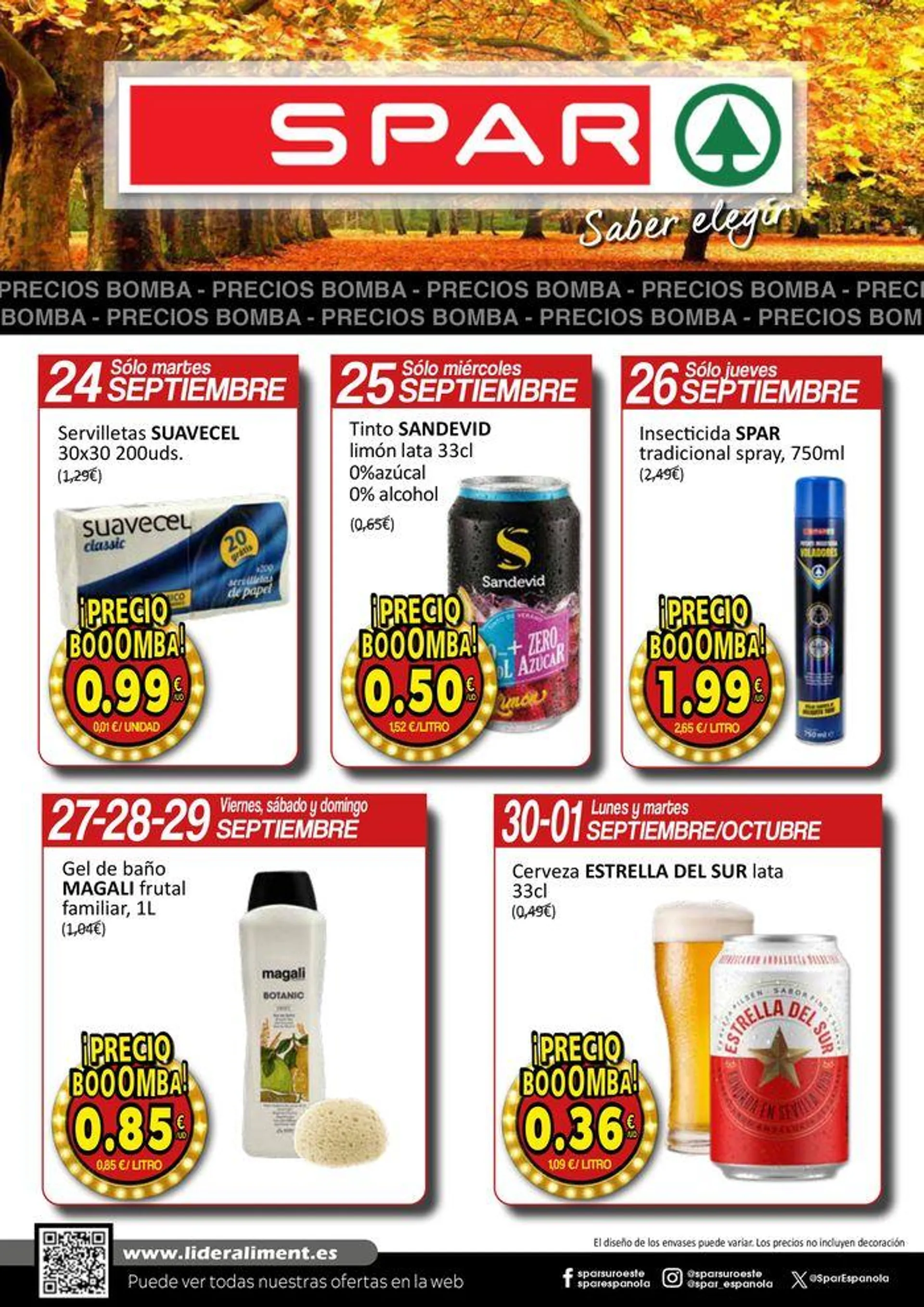 SPAR bombazos 24 septiembre - 1 octubre - 1